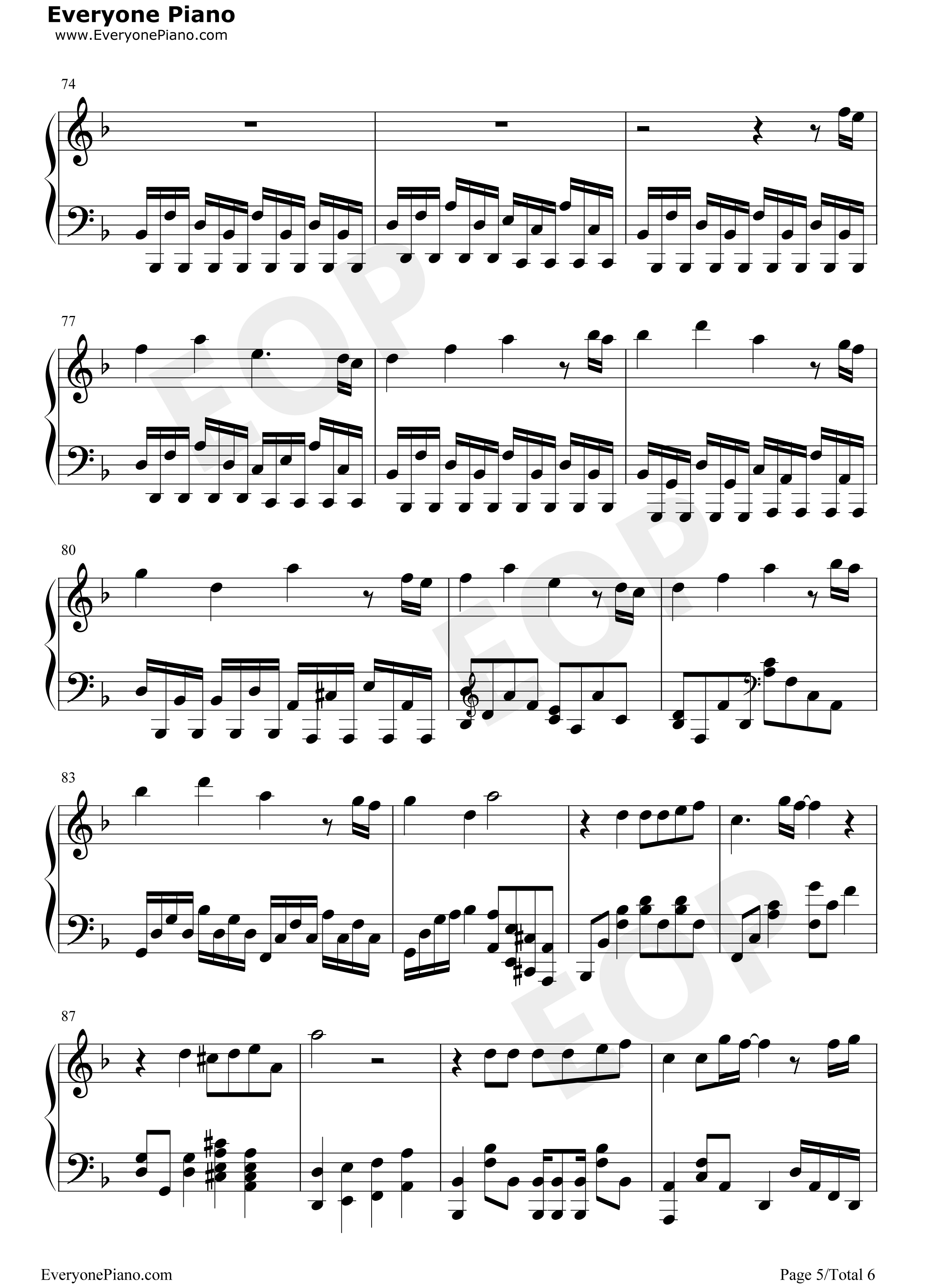 竈門炭治郎のうた钢琴谱_椎名豪_中川奈美