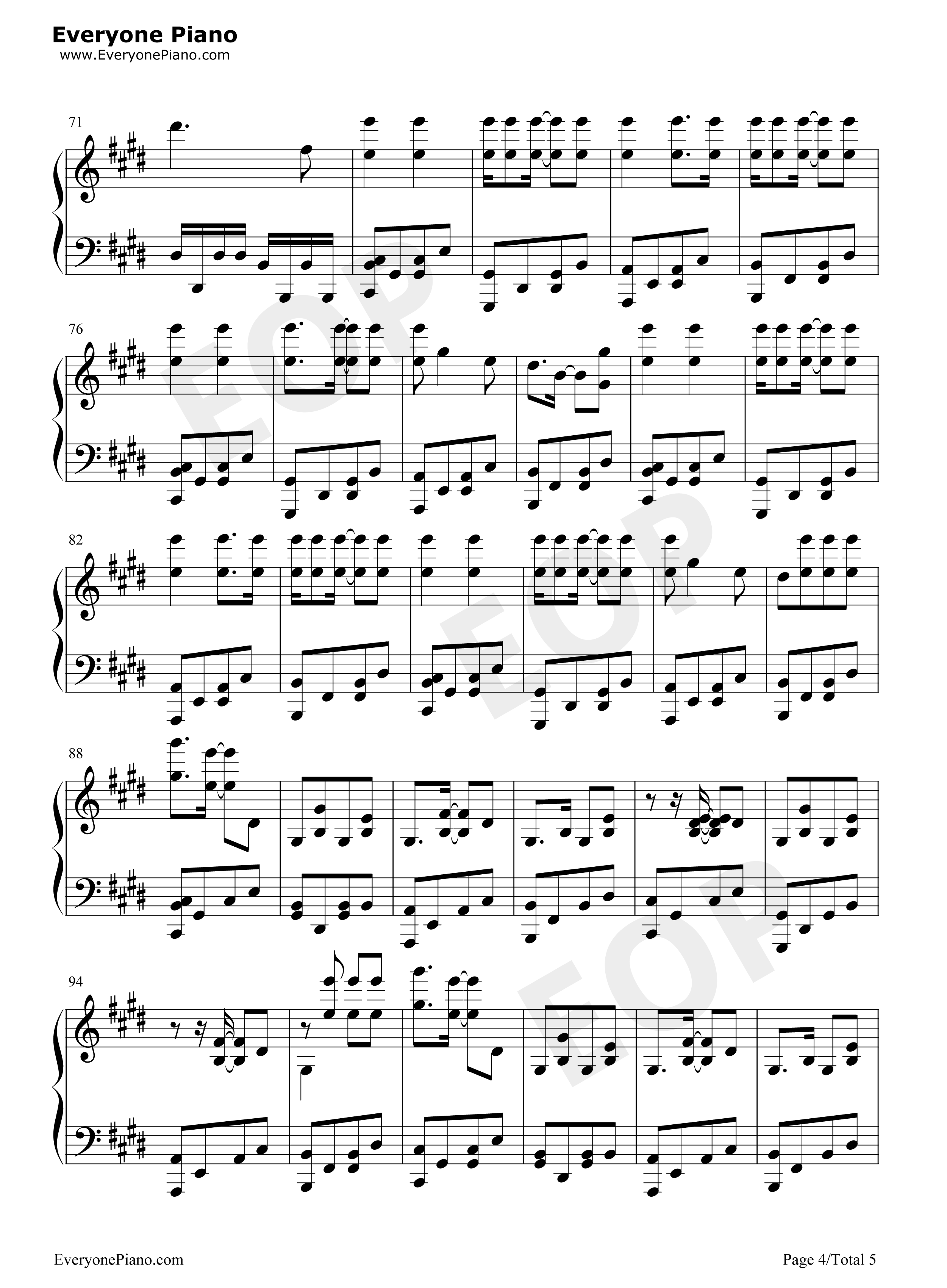 Fantastic_Magic钢琴谱_TK_from_凛として时雨