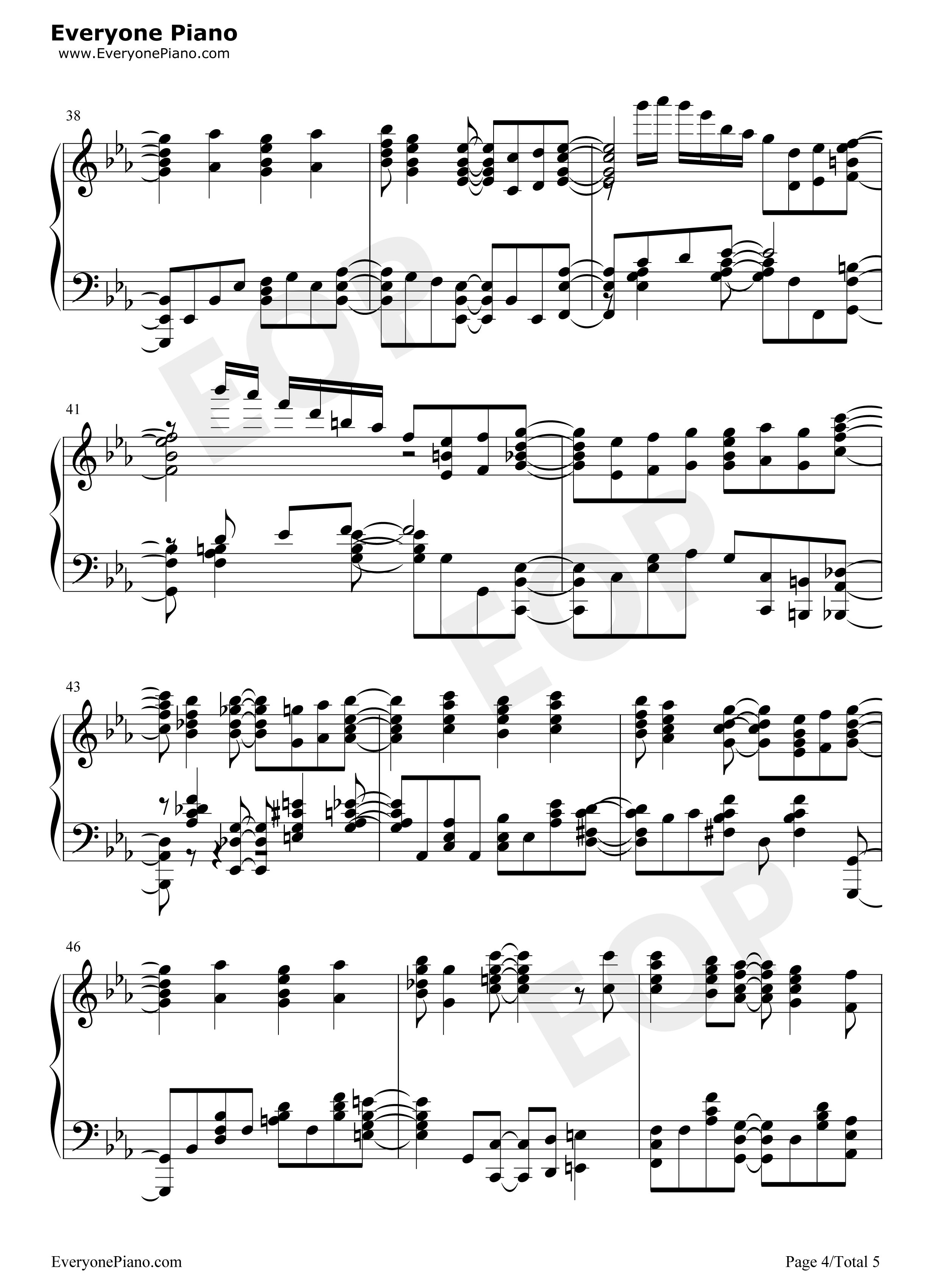 町かどタンジェント钢琴谱_小原好美_鬼头明里