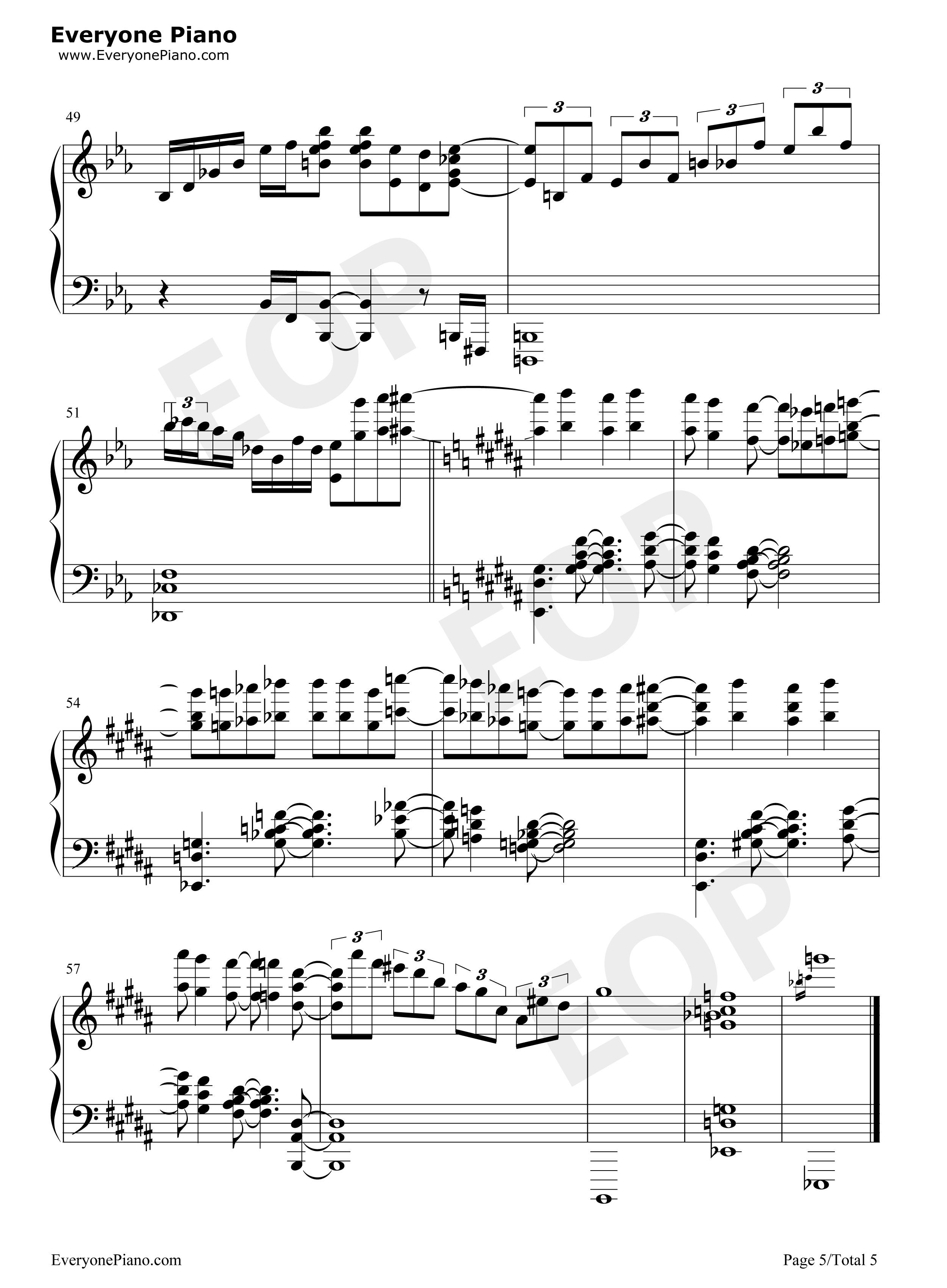 町かどタンジェント钢琴谱_小原好美_鬼头明里