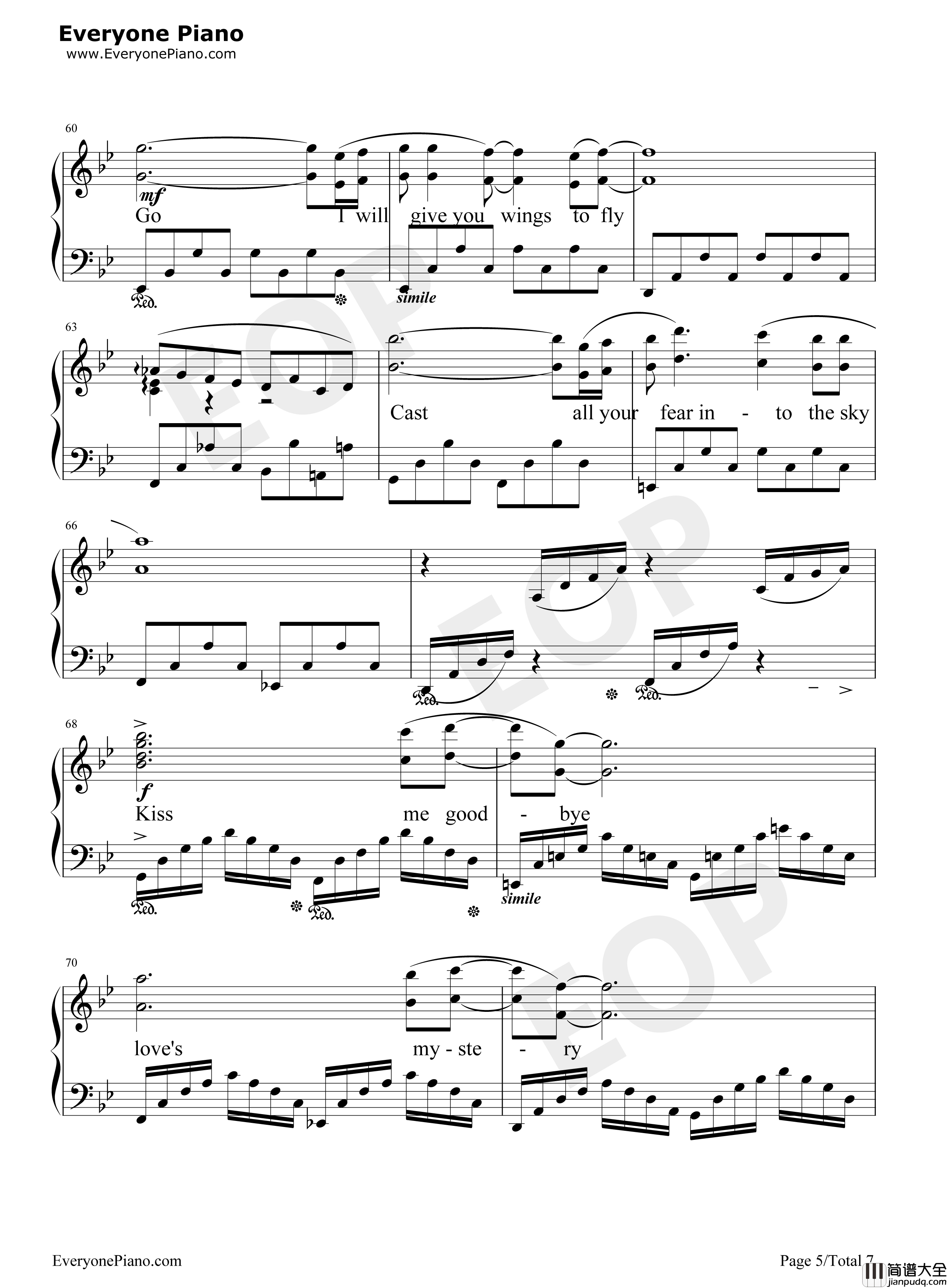 Kiss_Me_Good钢琴谱_安藝聖世美