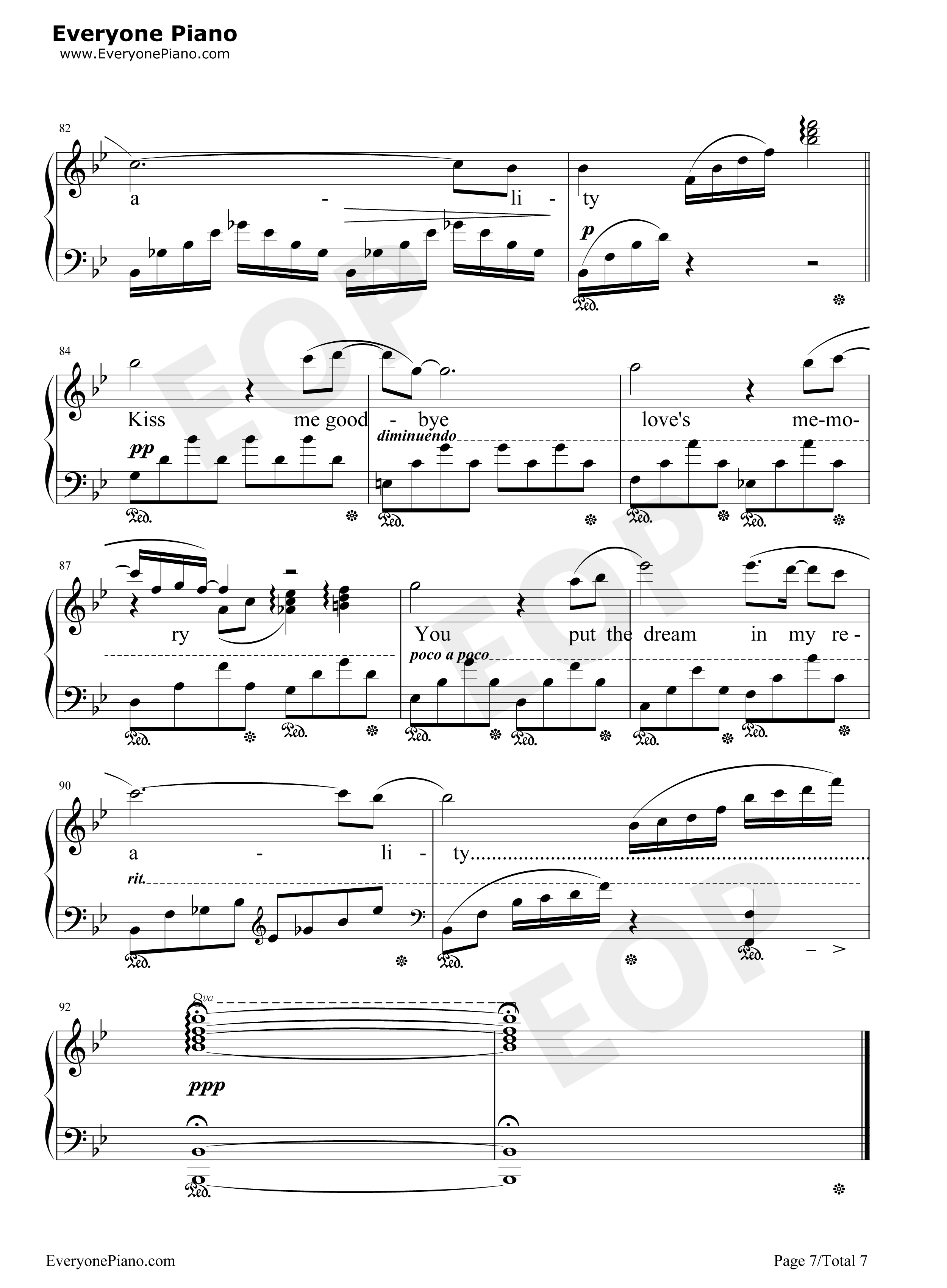 Kiss_Me_Good钢琴谱_安藝聖世美