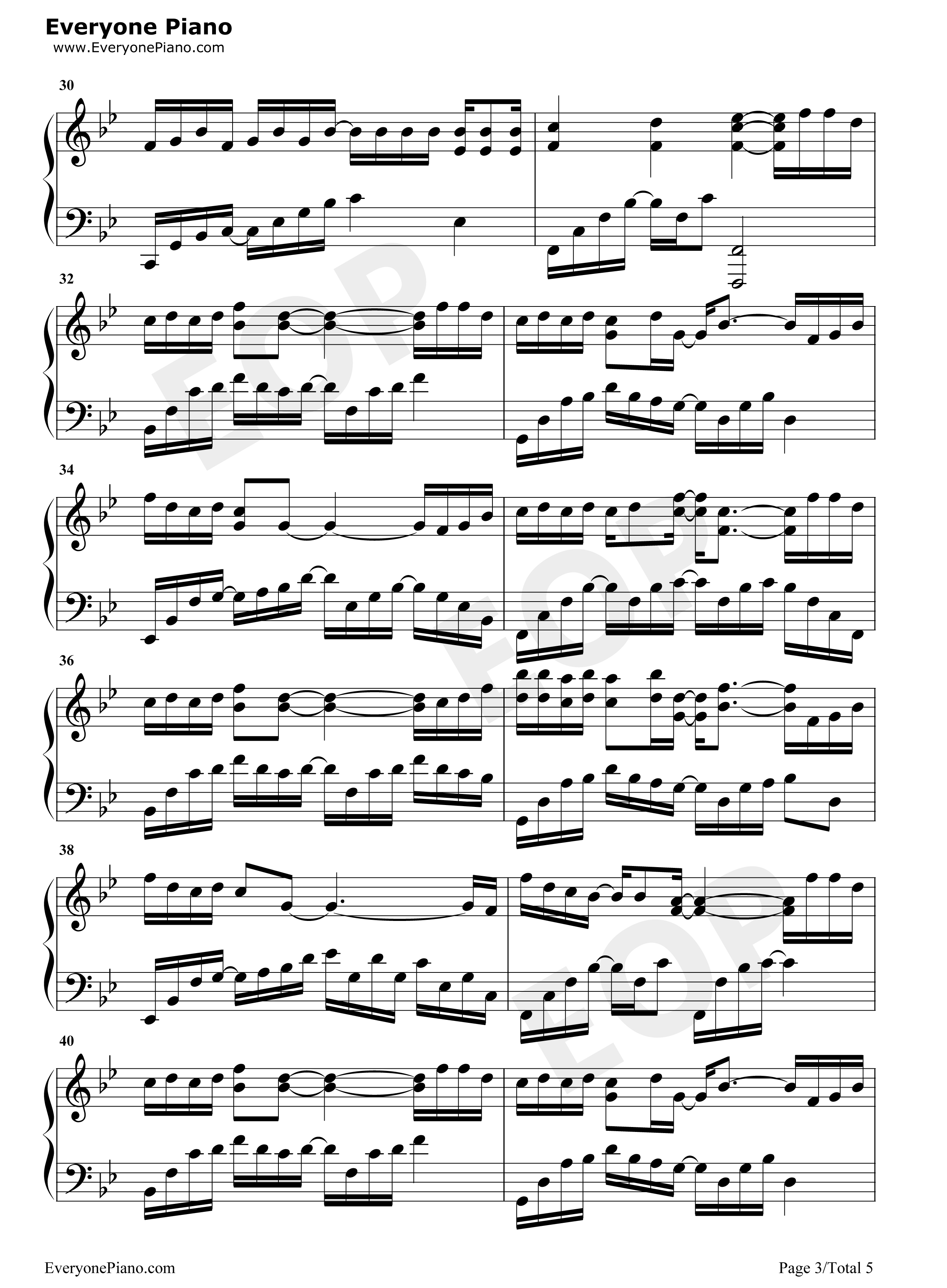 笑场钢琴谱_薛之谦