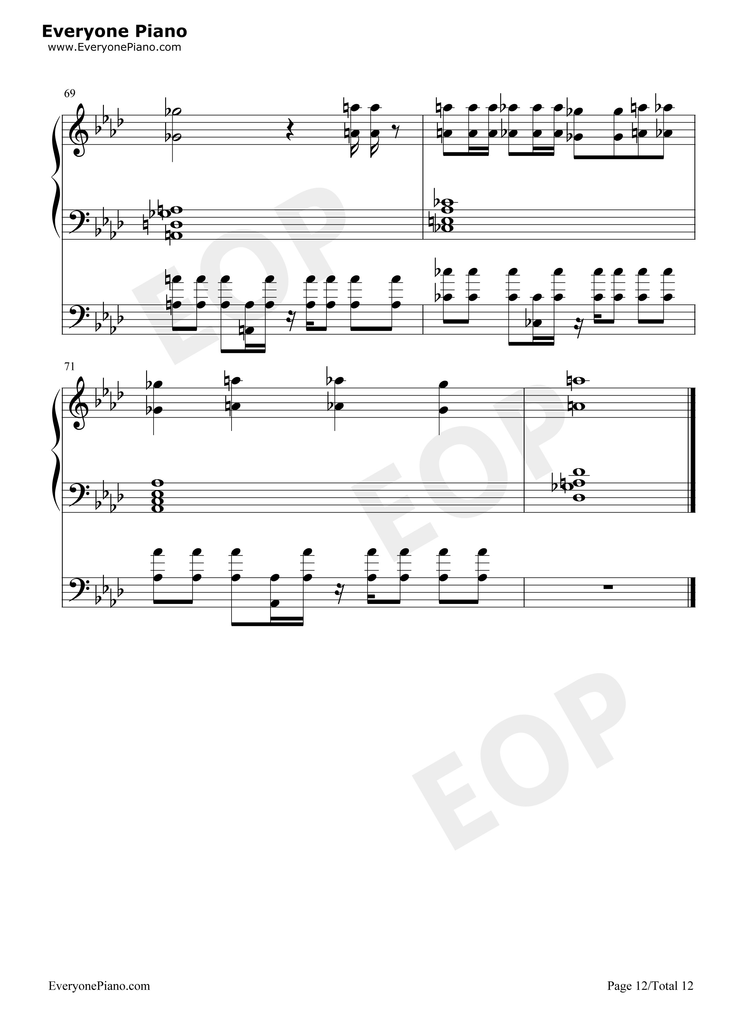 Dance_Monkey钢琴谱_Tones_and_I