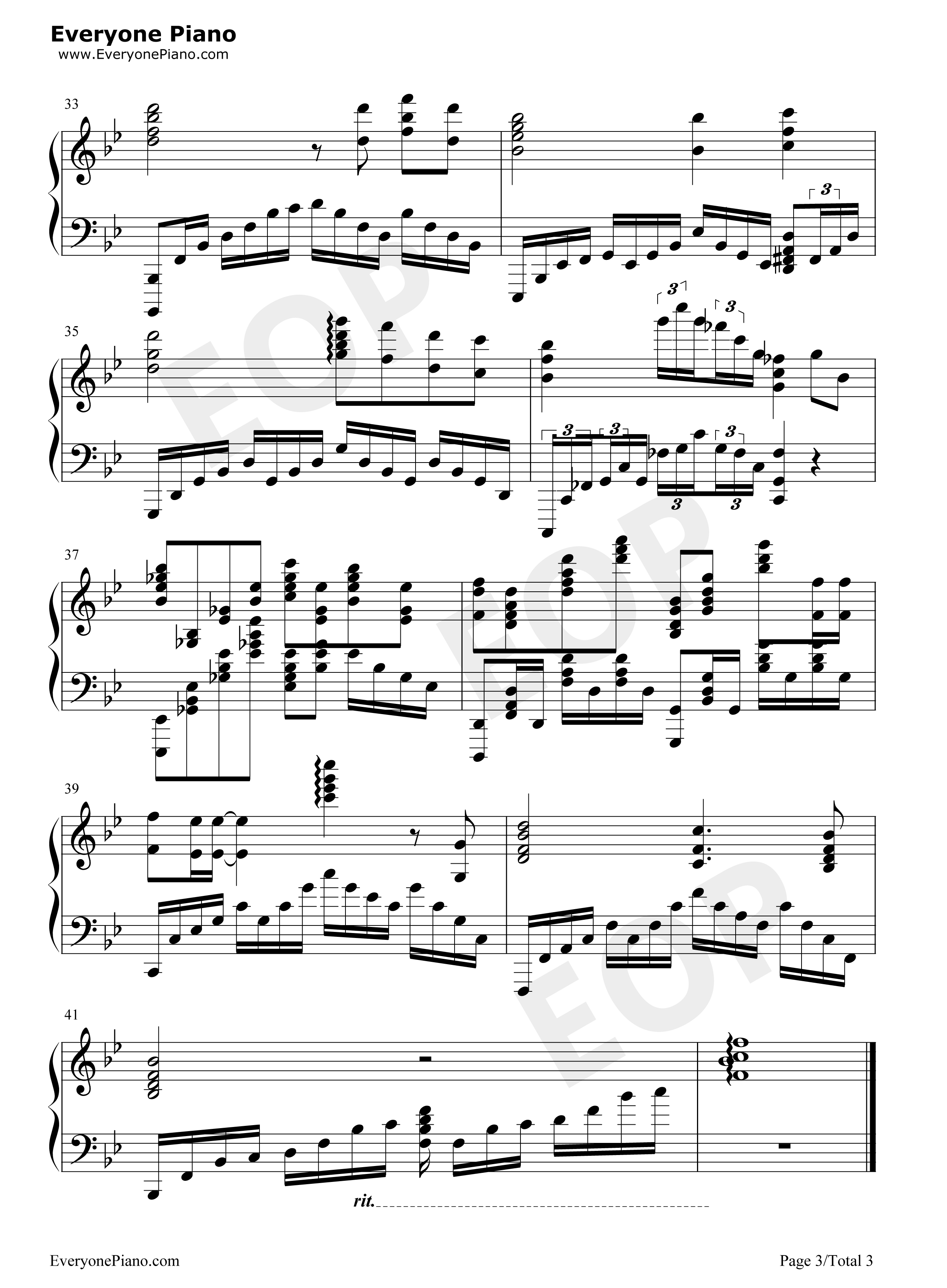 心底的颜色钢琴谱_Project_Lights