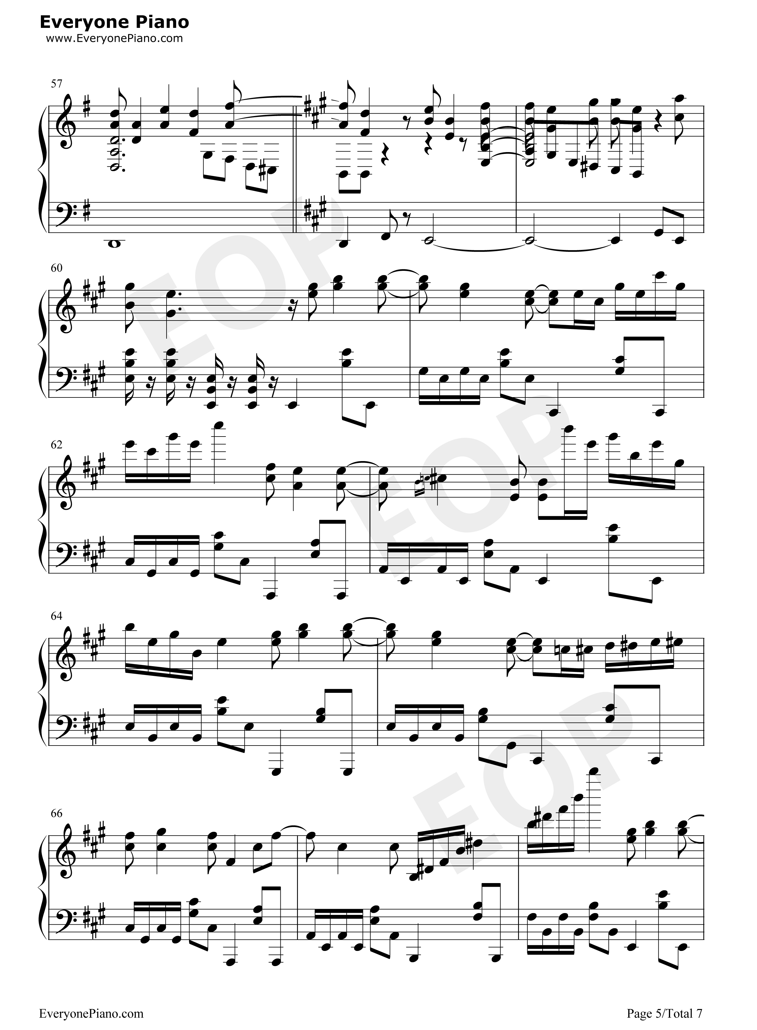 マイホームタウン钢琴谱_Aqua_Megumin_Darkness