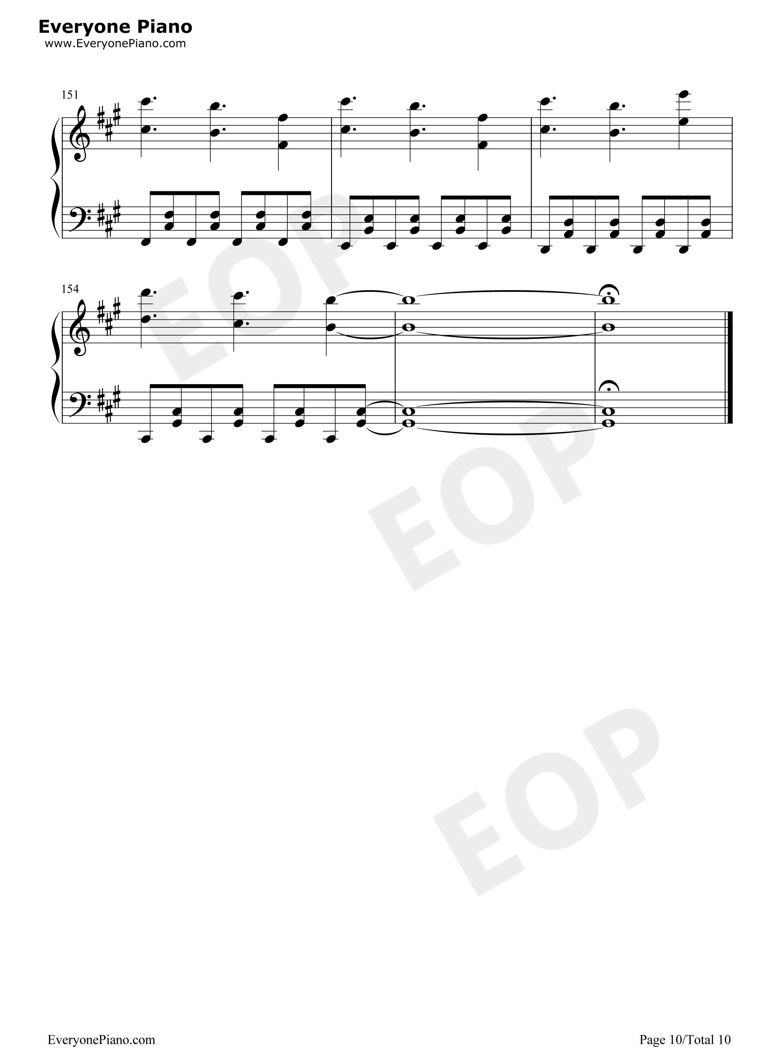 Schwarzer_Regen钢琴谱_初音未来