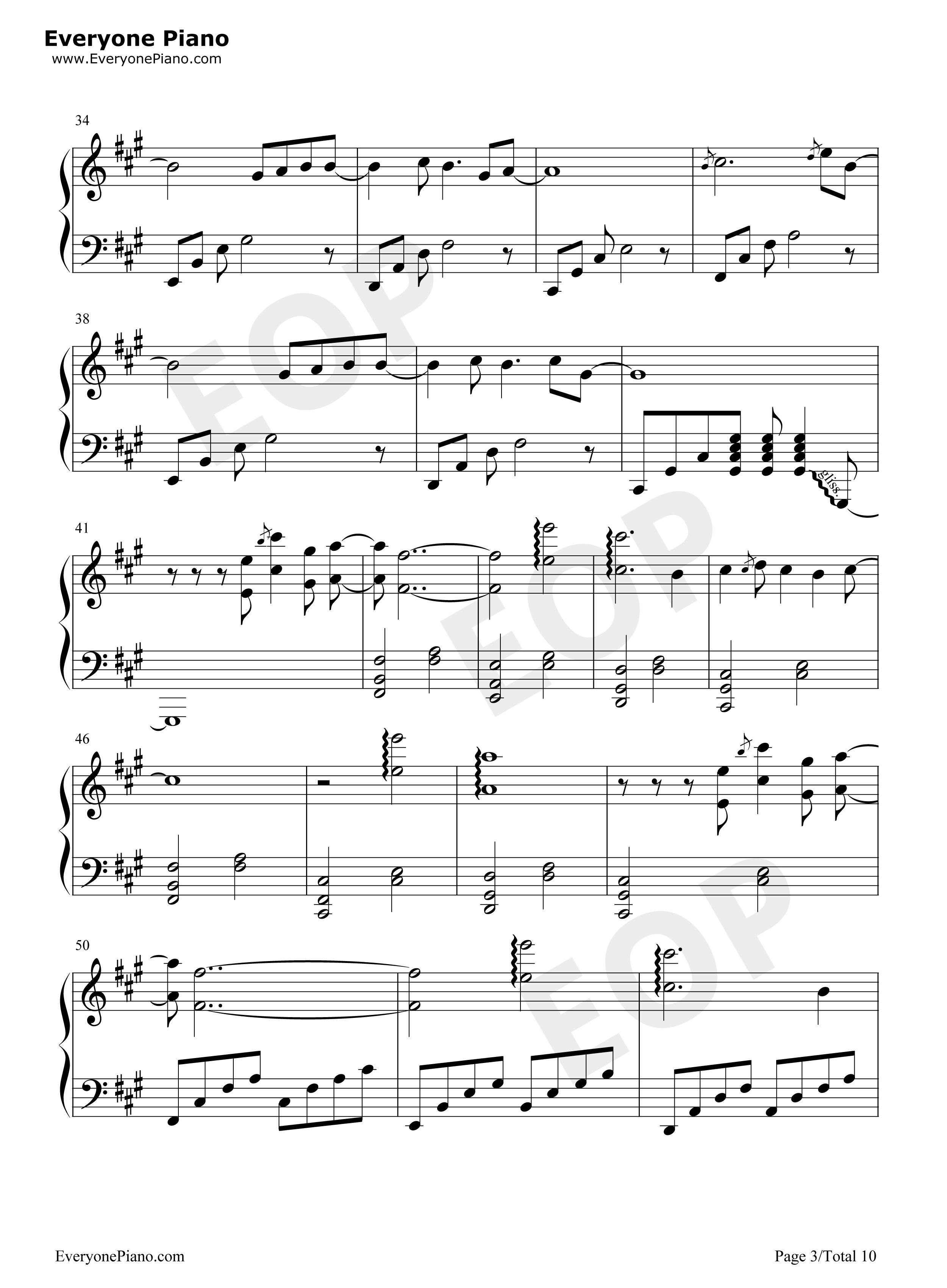 Schwarzer_Regen钢琴谱_初音未来