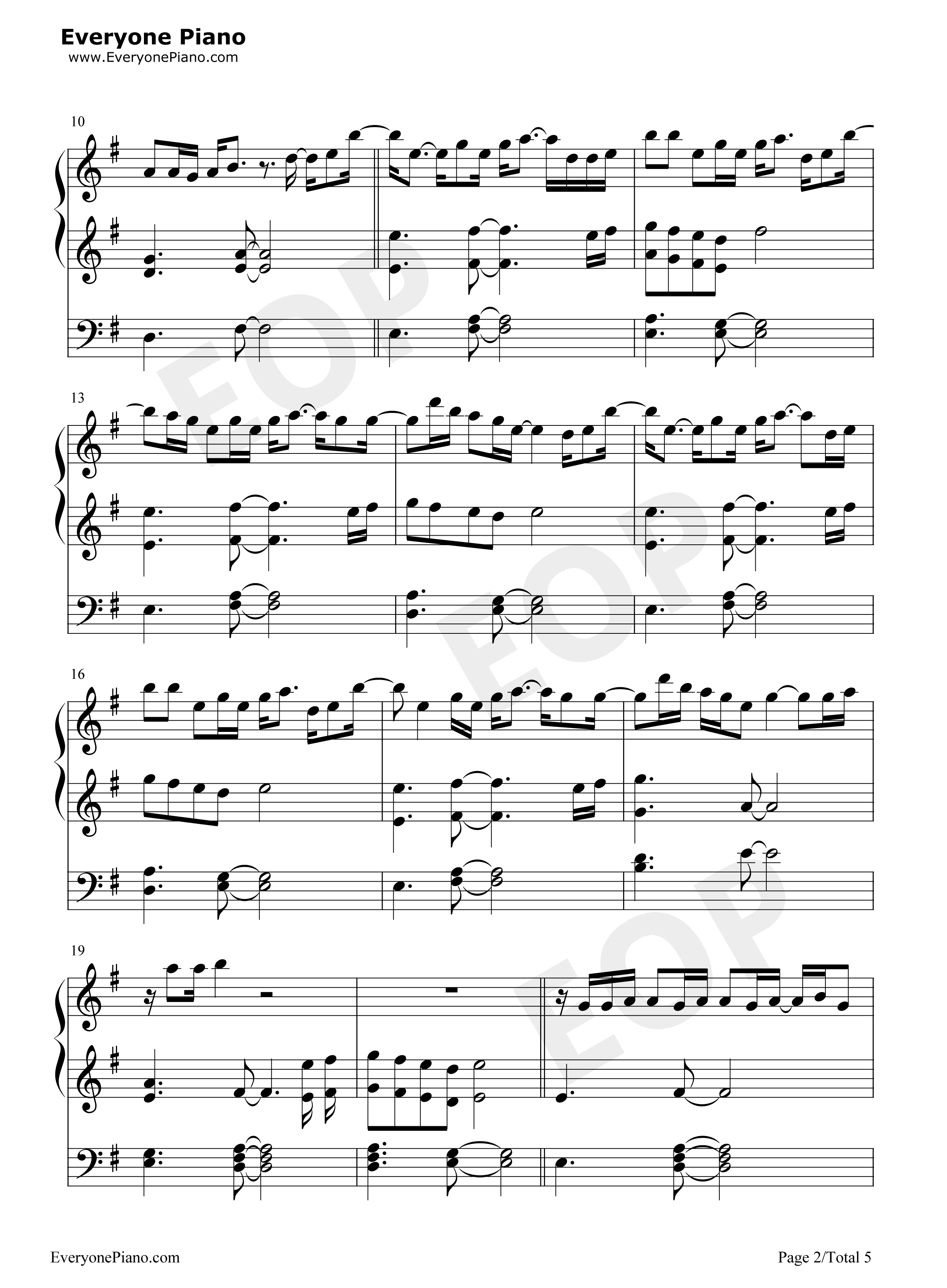 Exhale钢琴谱_Sabrina_Carpenter