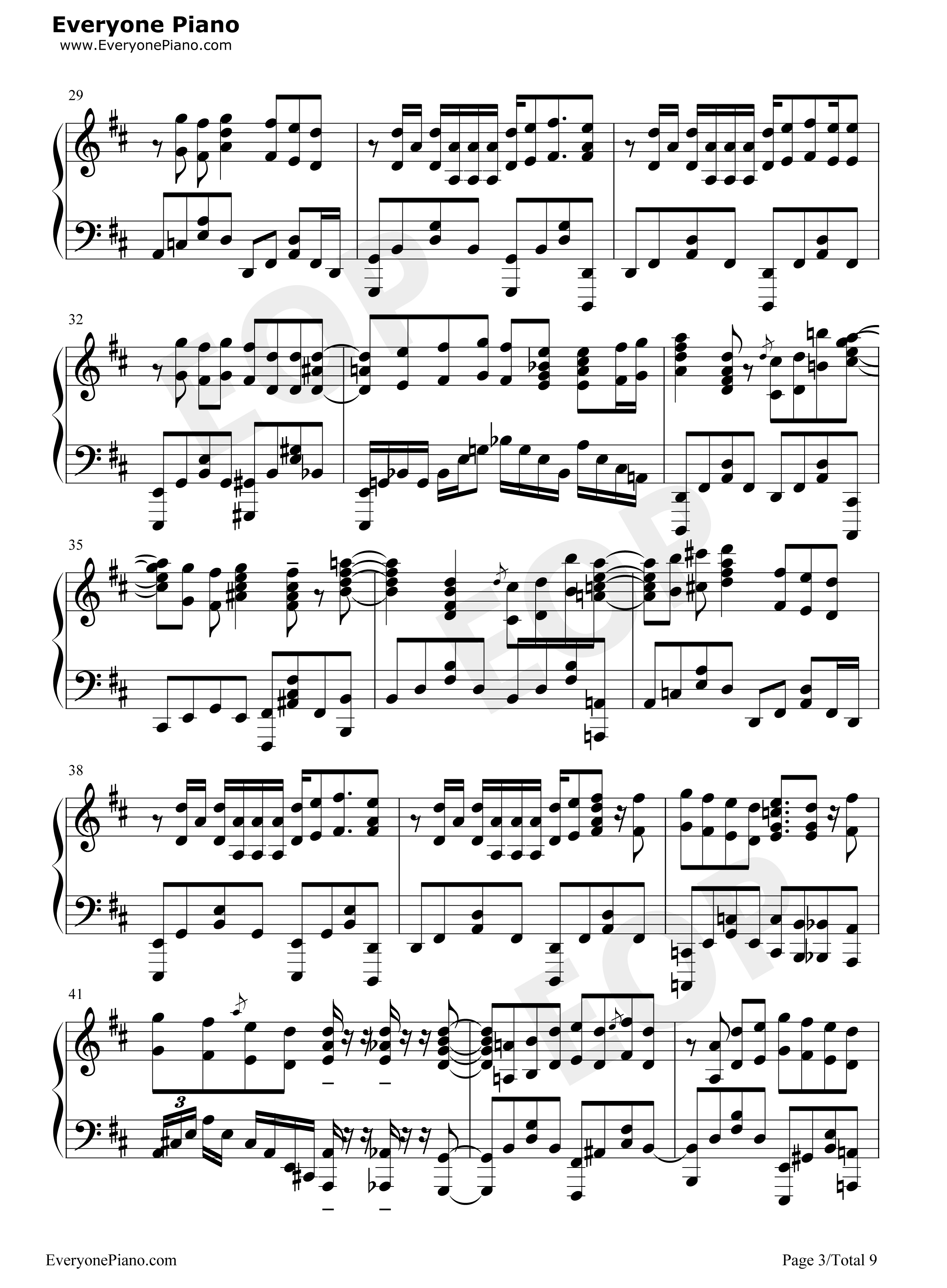 パパパ钢琴谱_齐藤朱夏