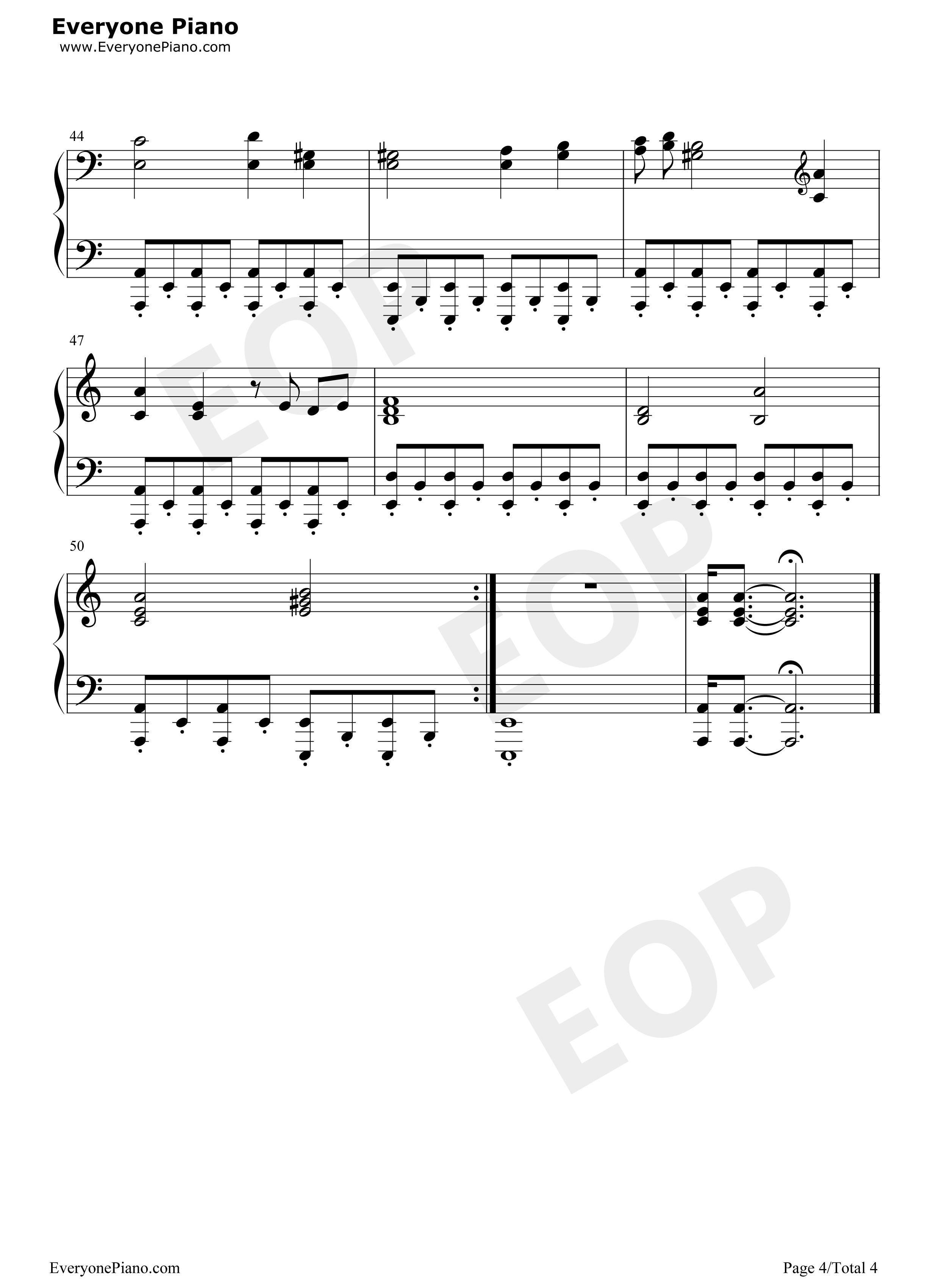 钢铁洪流进行曲钢琴谱_联合军乐团创作室