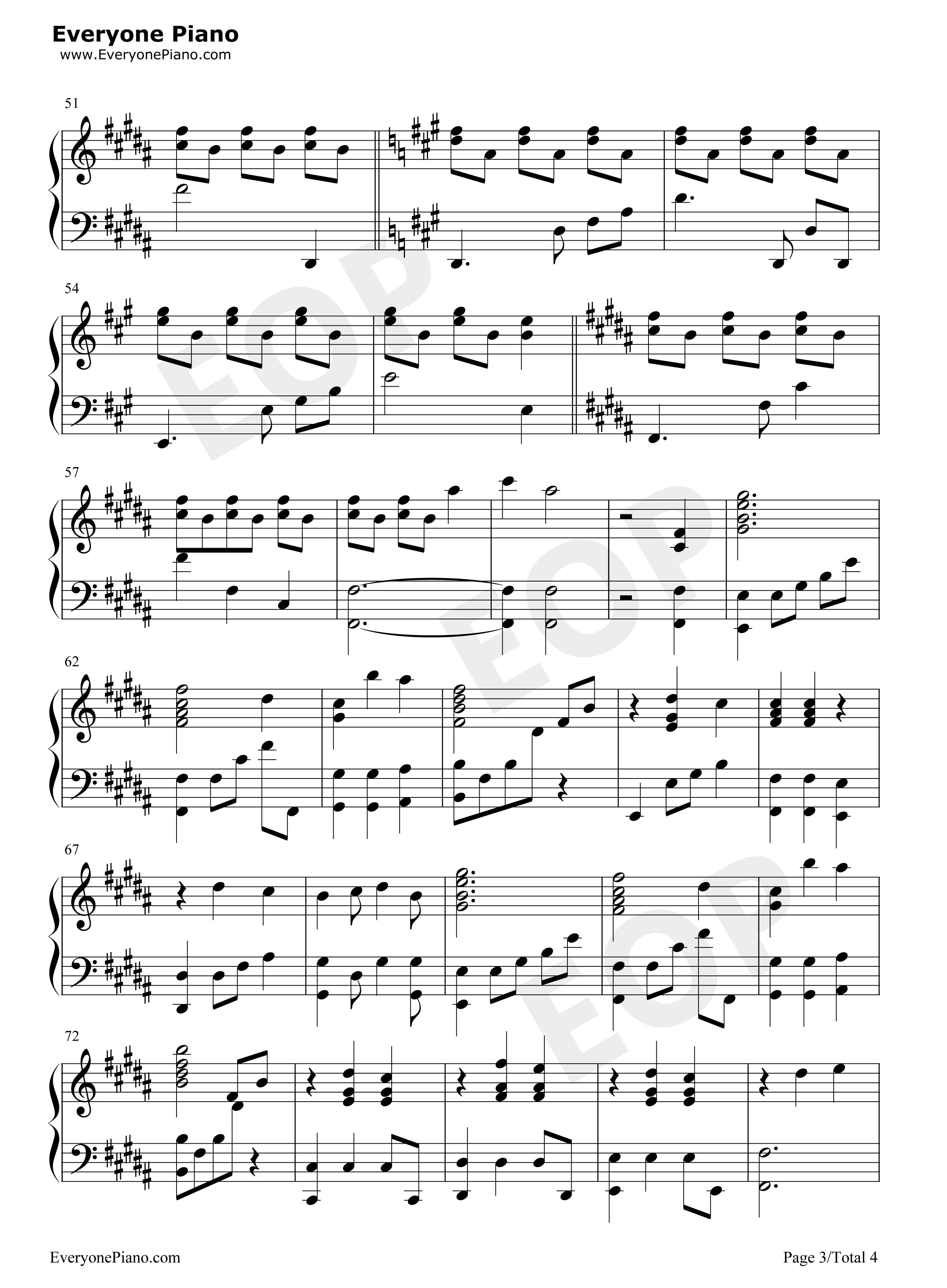 Fallin钢琴谱_marina