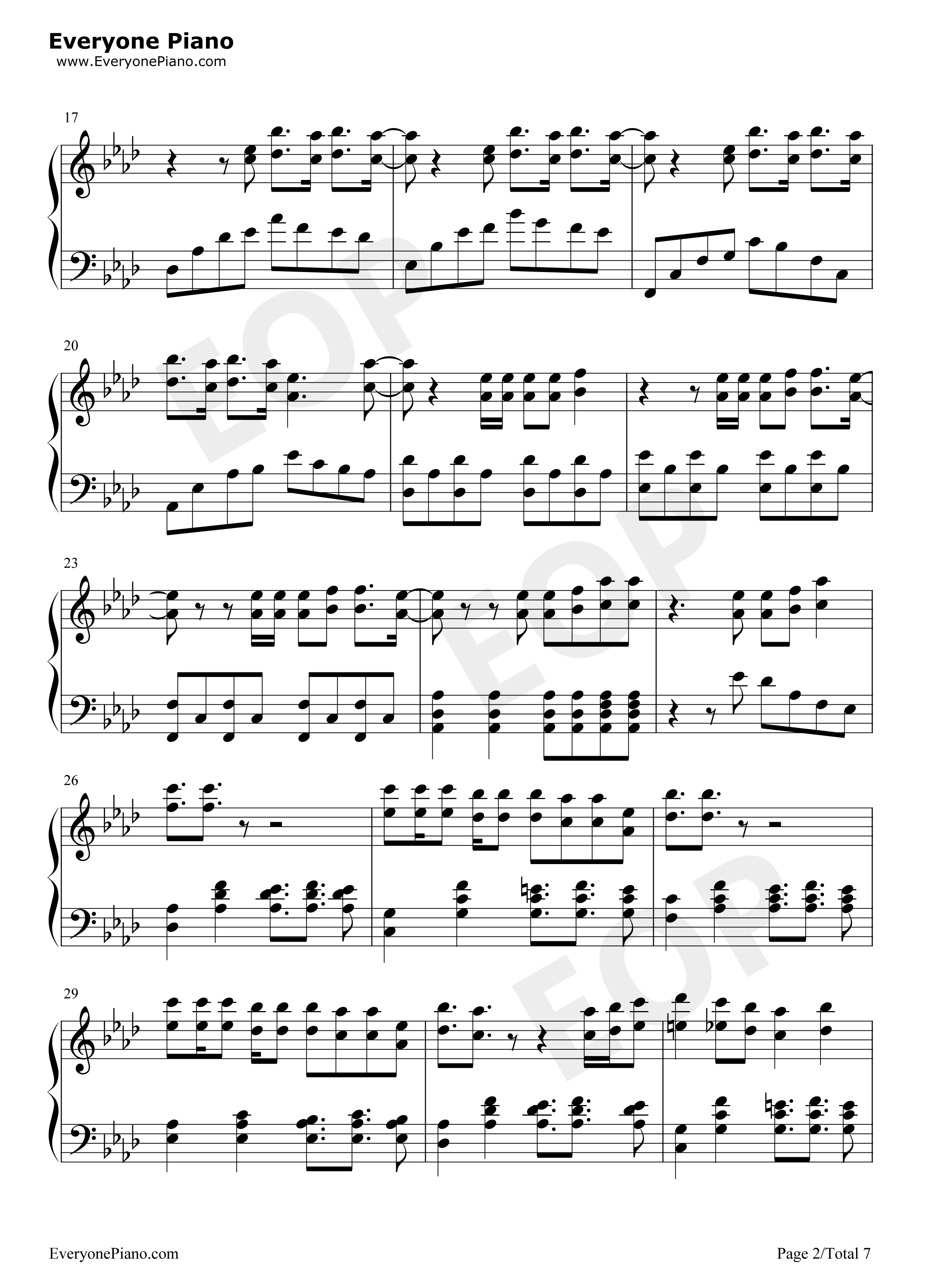 Feel_Special钢琴谱_TWICE