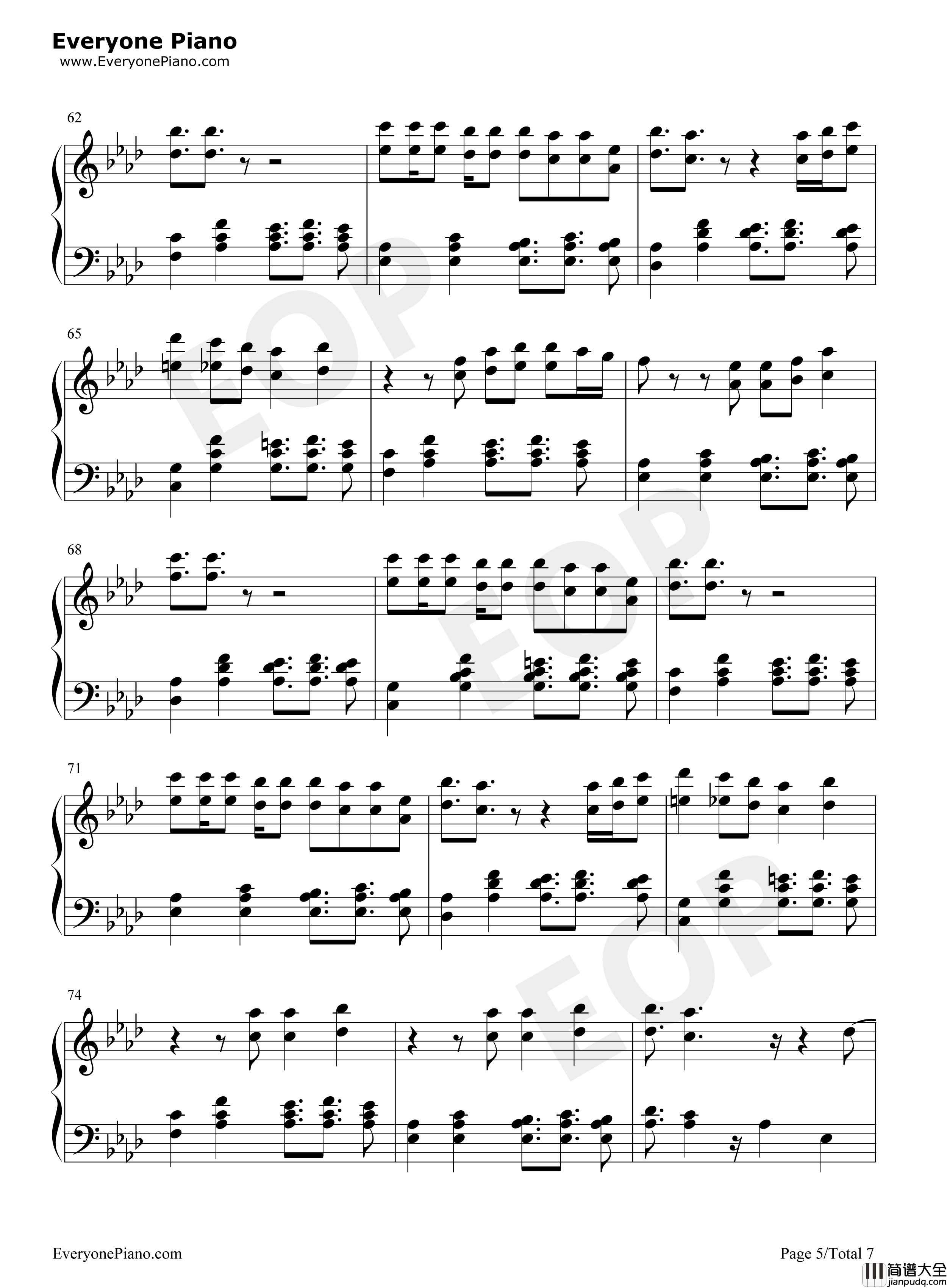 Feel_Special钢琴谱_TWICE