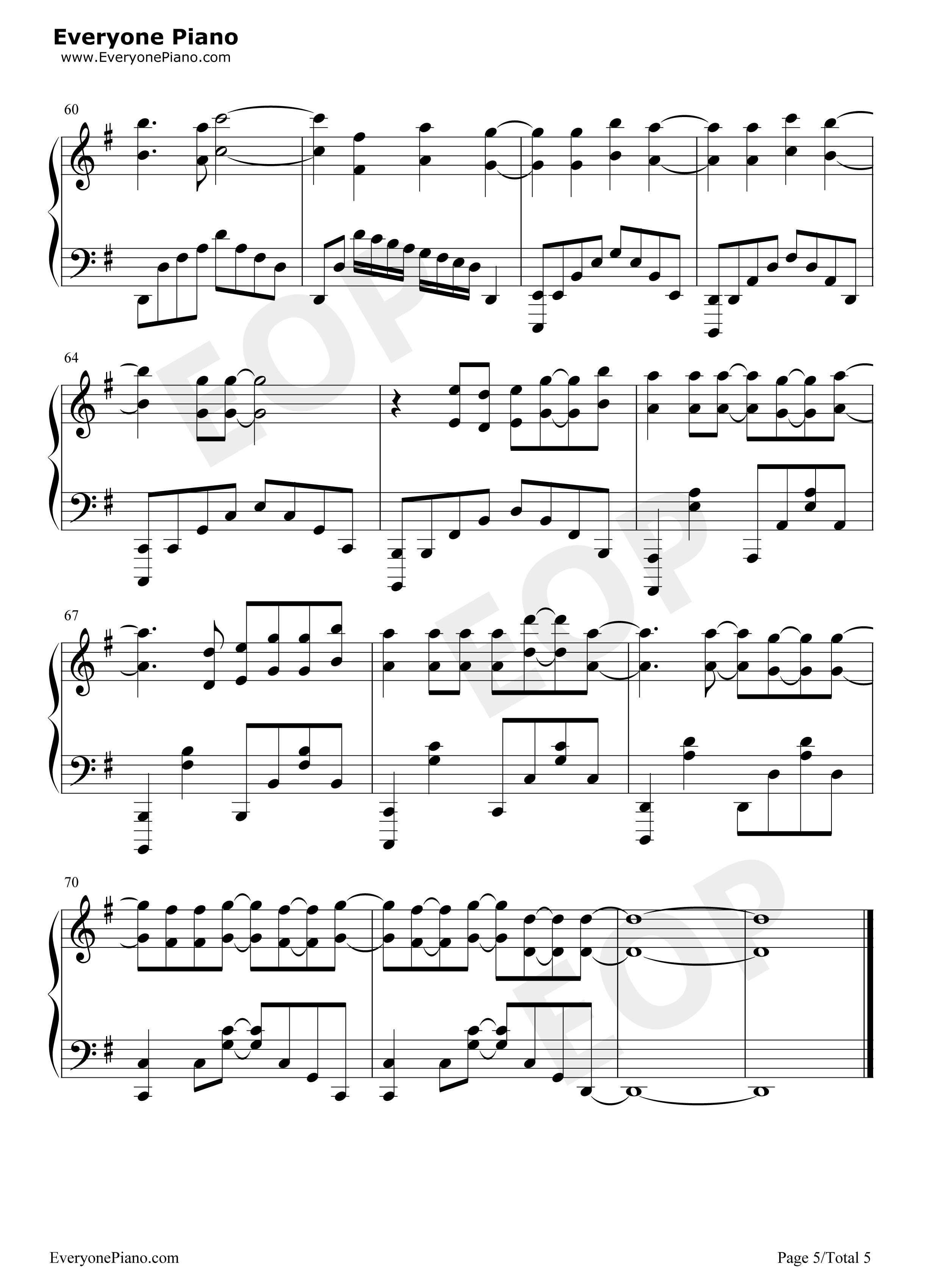 Resolution钢琴谱_戸松遥