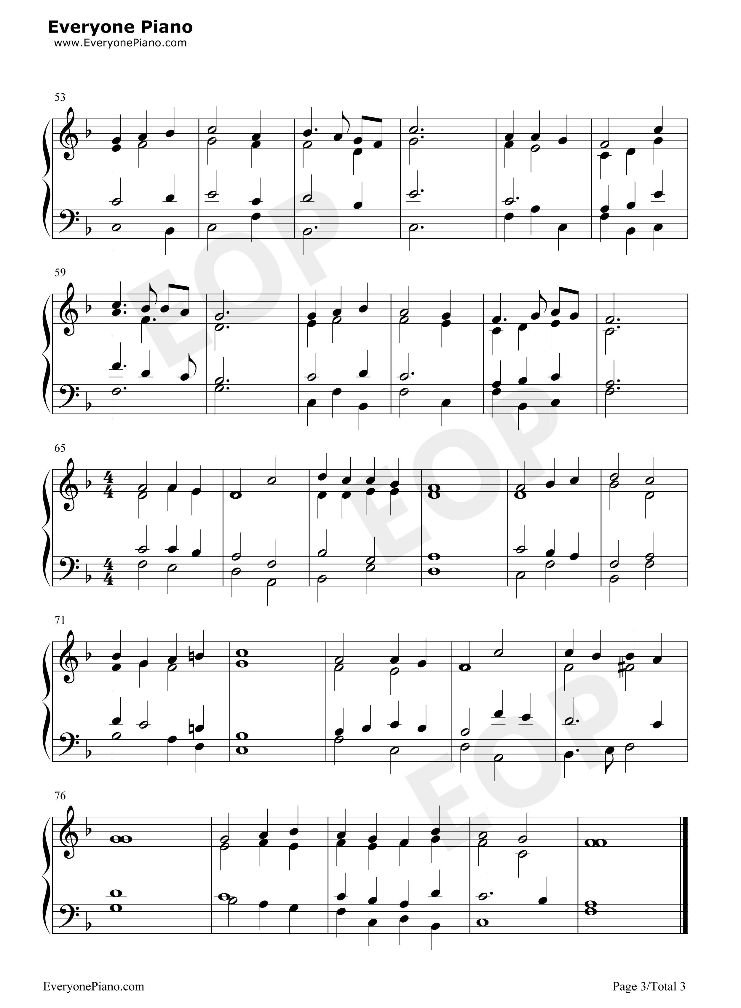 Abide_with_Me钢琴谱_William_Henry_Monk