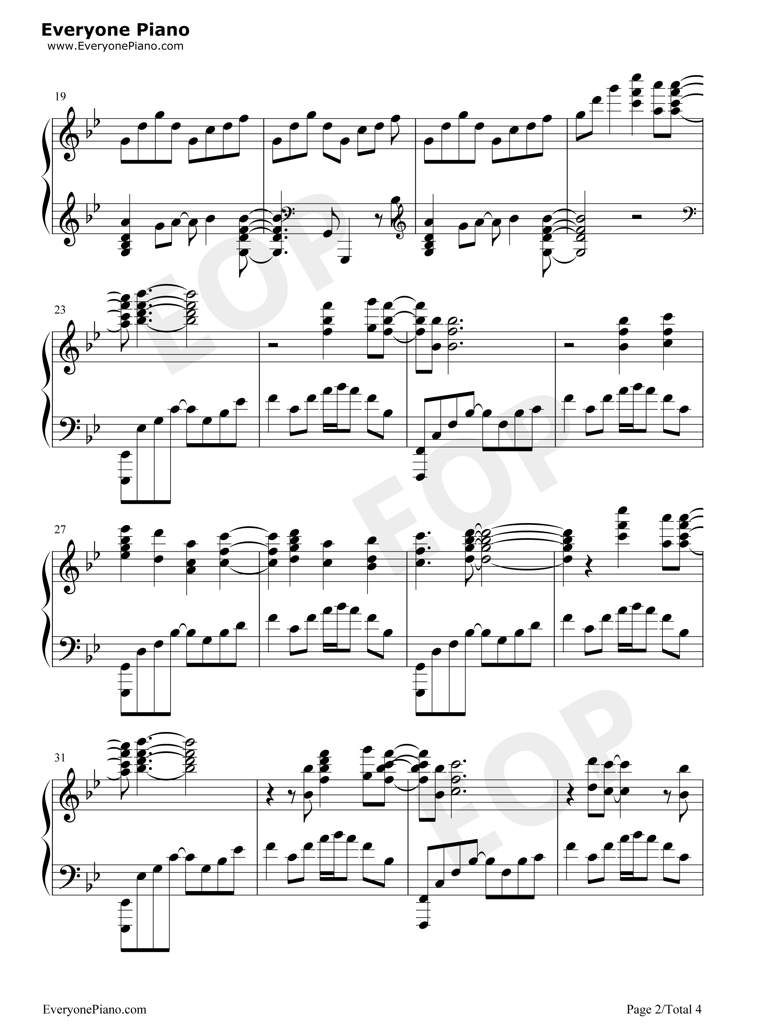 水槽钢琴谱_中岛爱