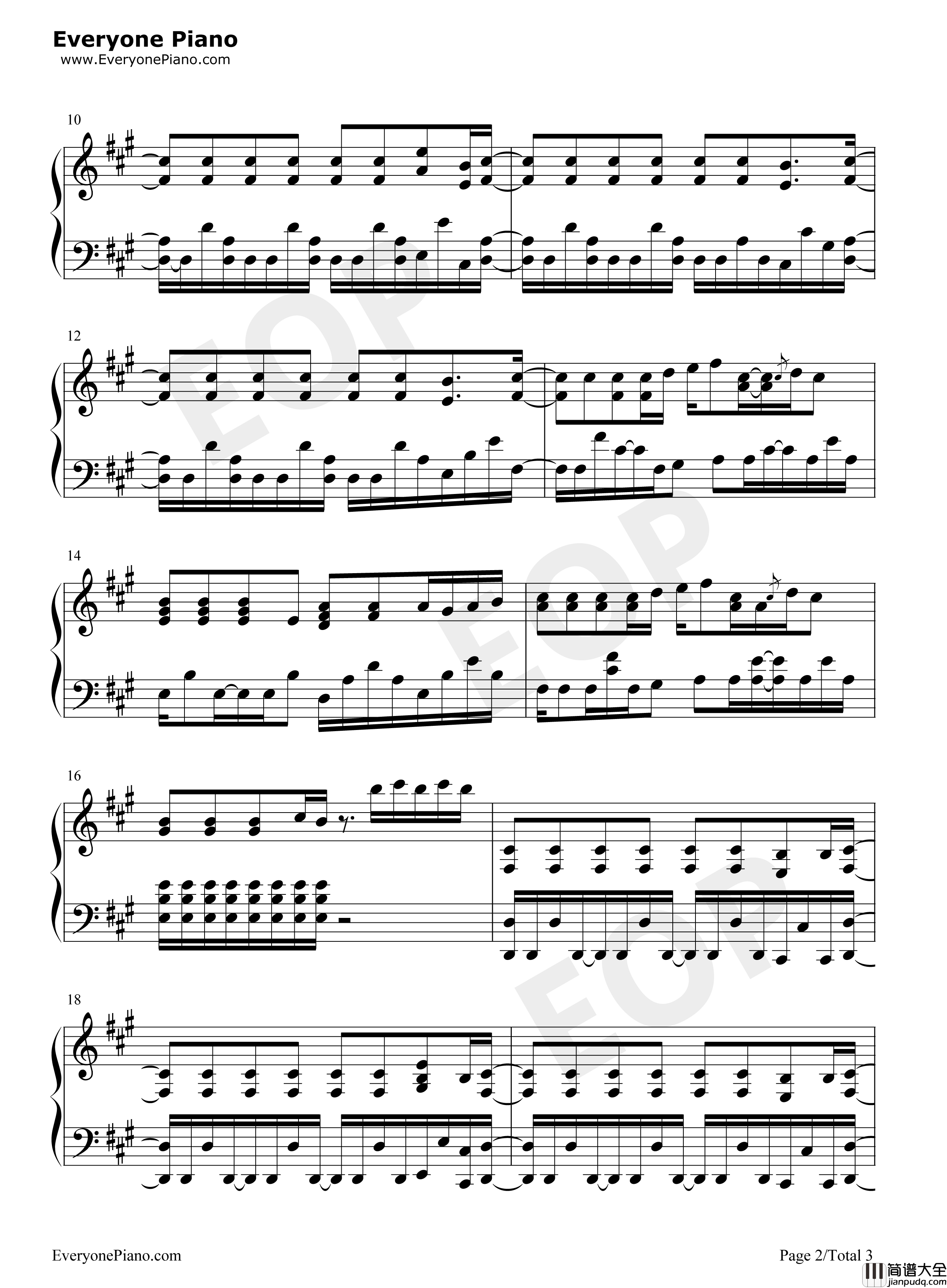 Those_Everyday_Feels钢琴谱_Kevin_Penkin