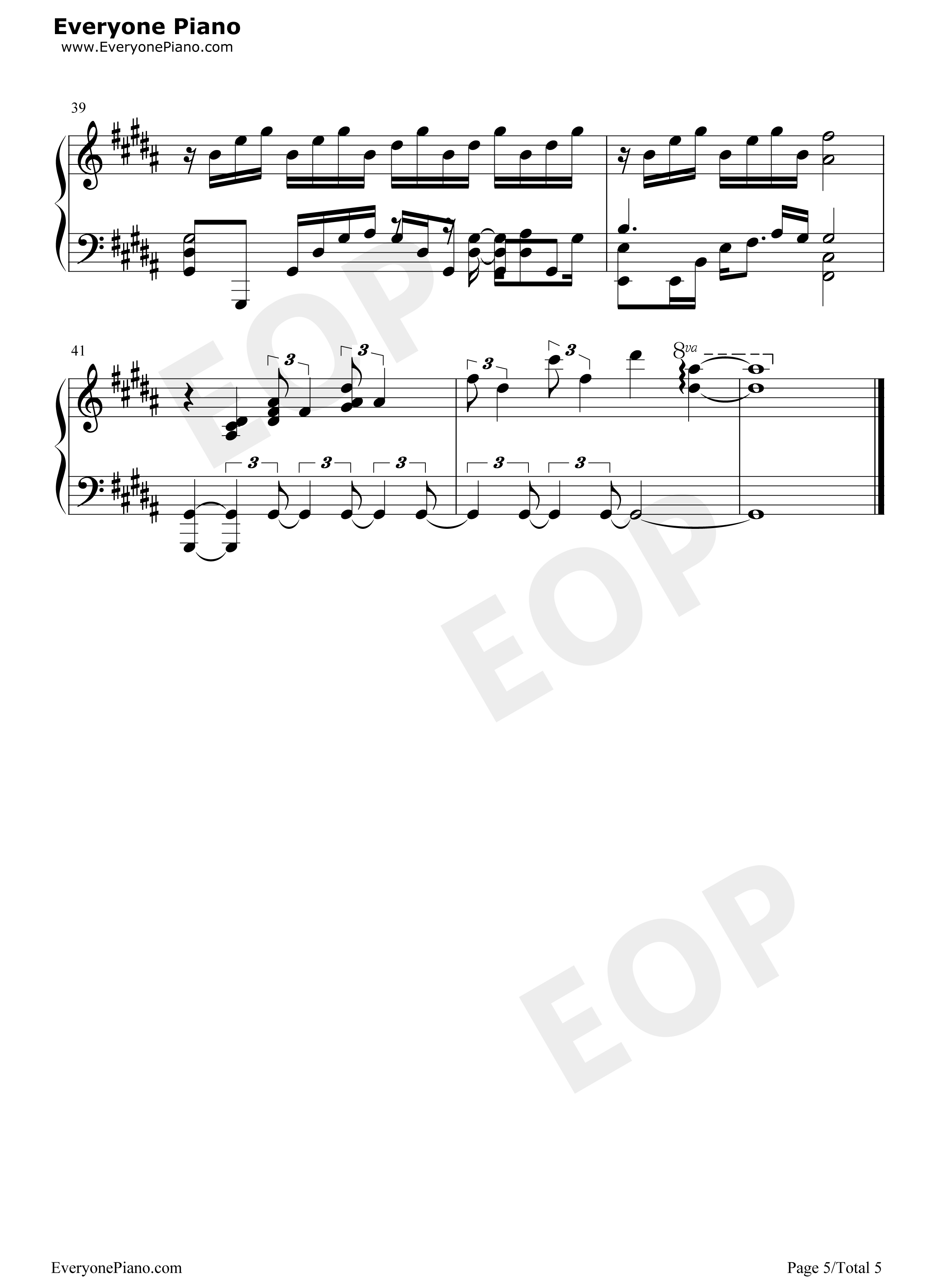 スカイクラッドの観測者钢琴谱_伊藤香奈子