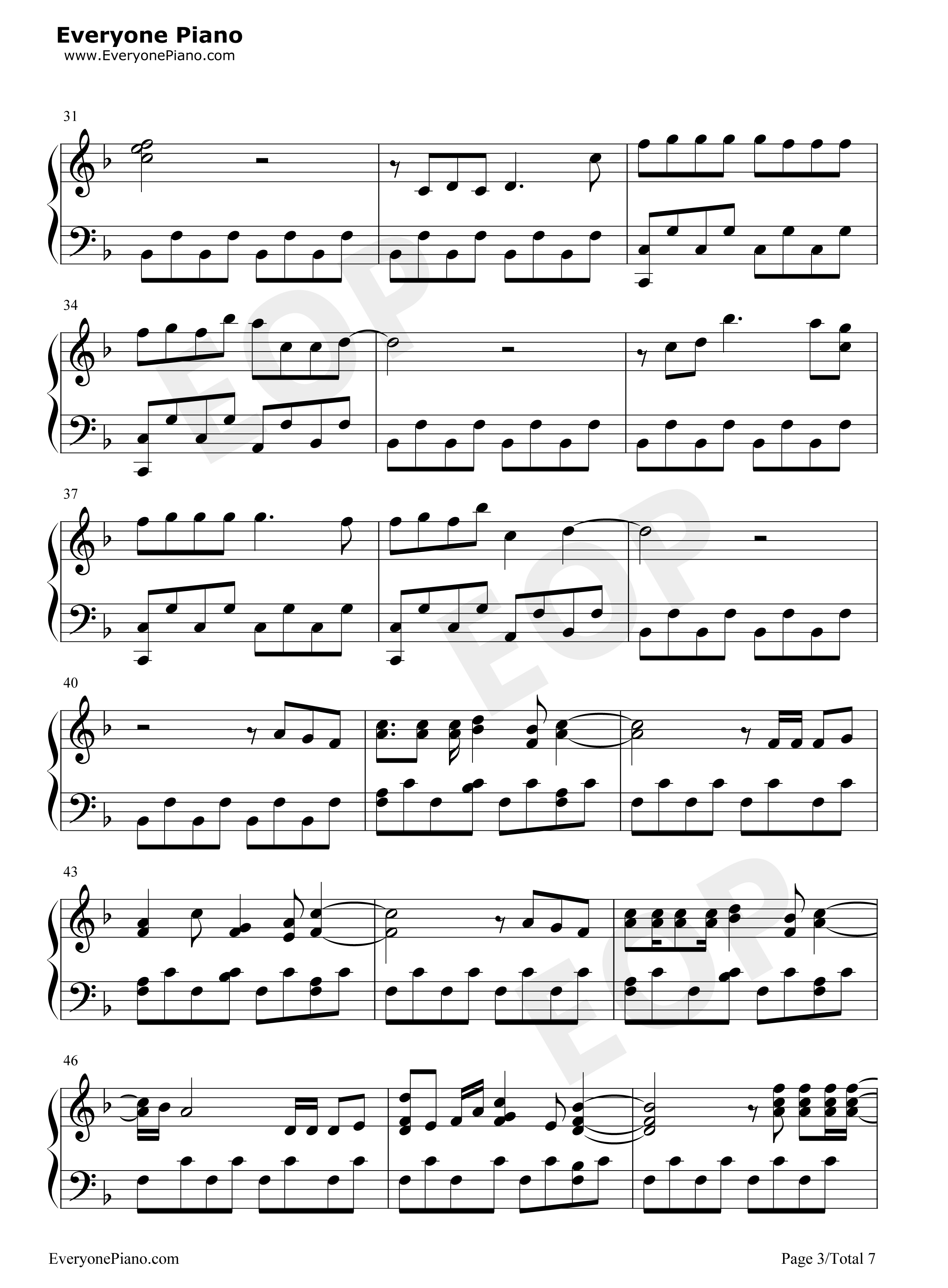 The_Last_Time钢琴谱_The_Script