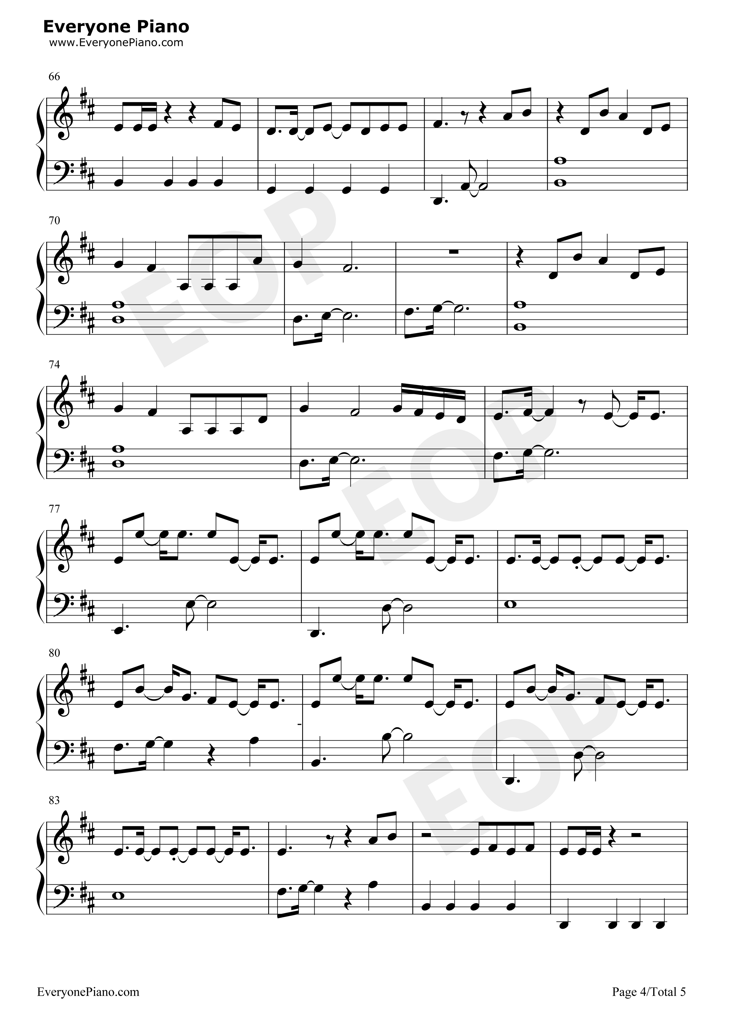 Dont_Start_Now钢琴谱_Dua_Lipa