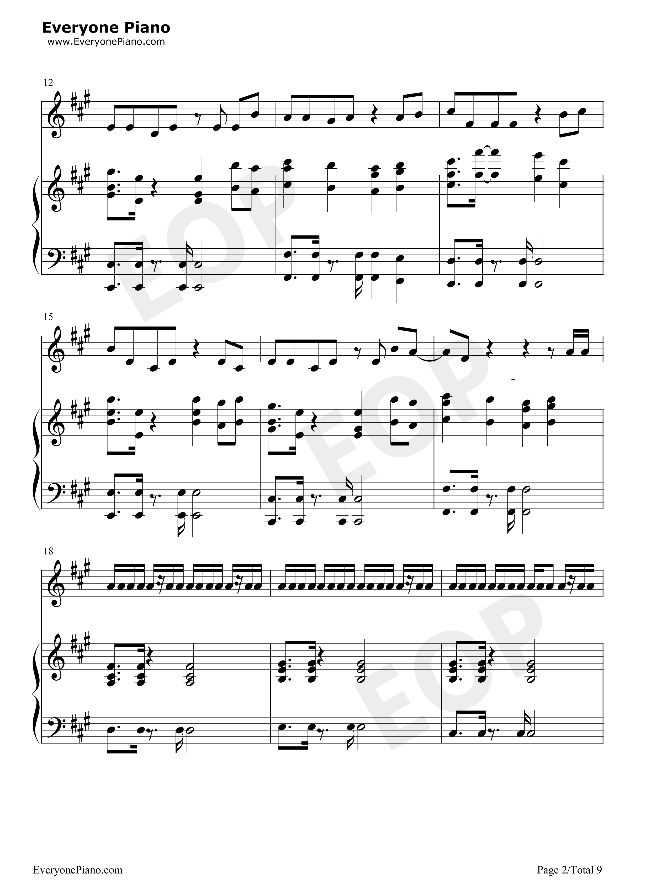 野狼Disco钢琴谱_宝石Gem