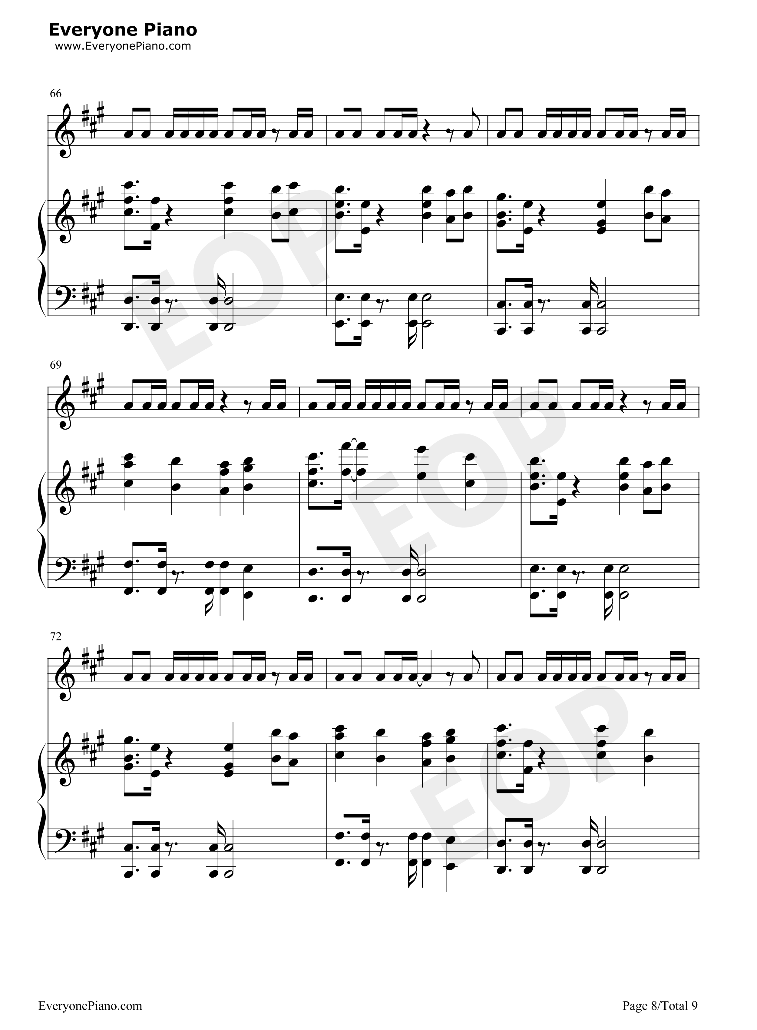 野狼Disco钢琴谱_宝石Gem