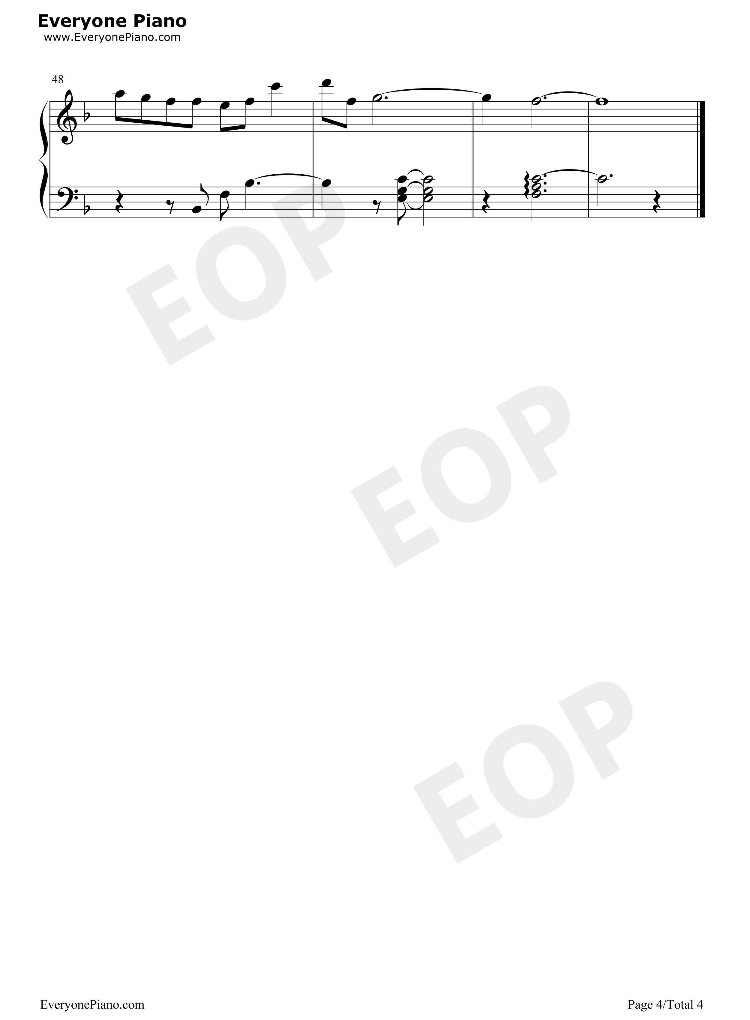 荣耀的战场钢琴谱_R1SE