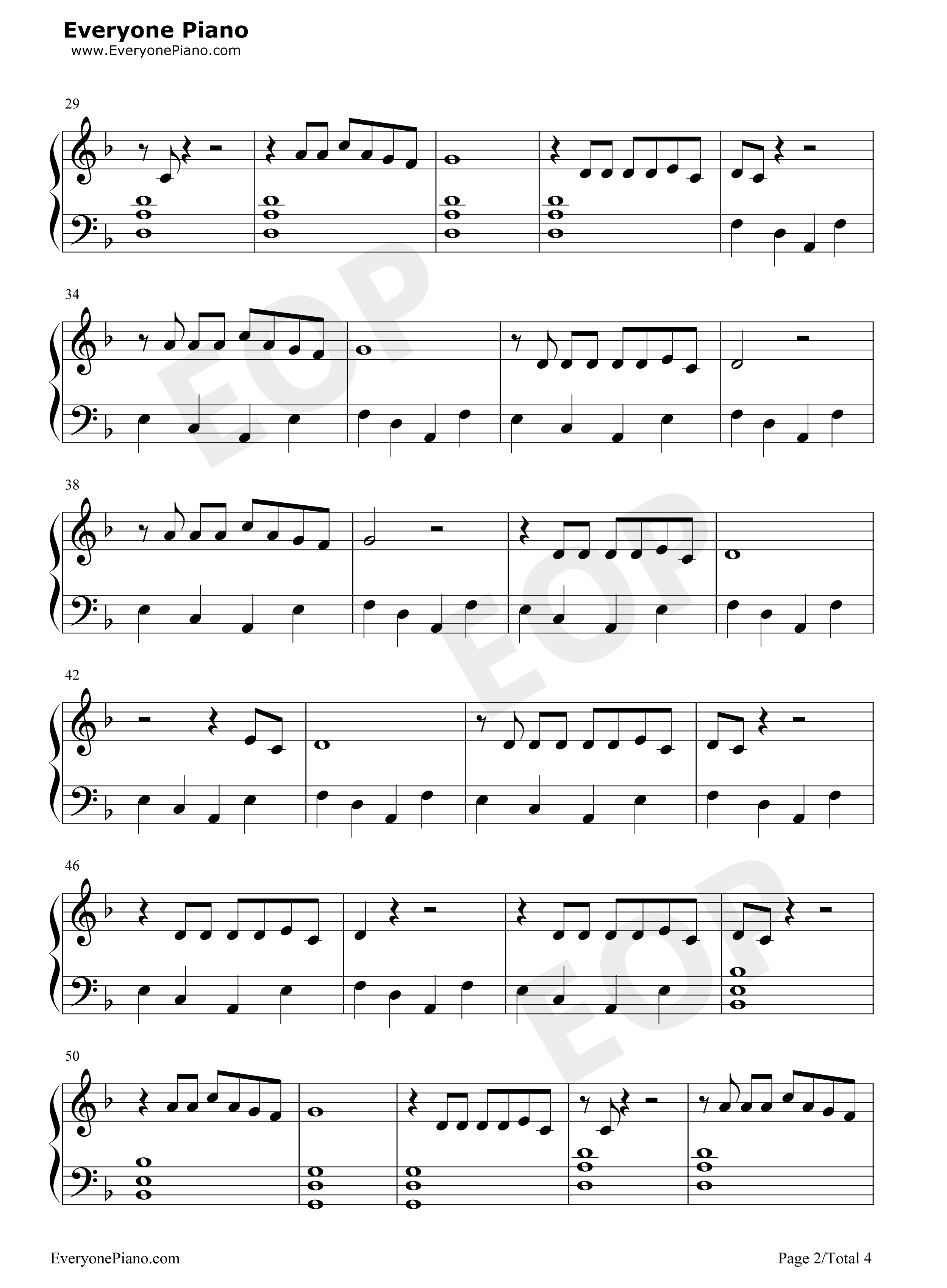 Highest_In_The_Room钢琴谱_Travis_Scott