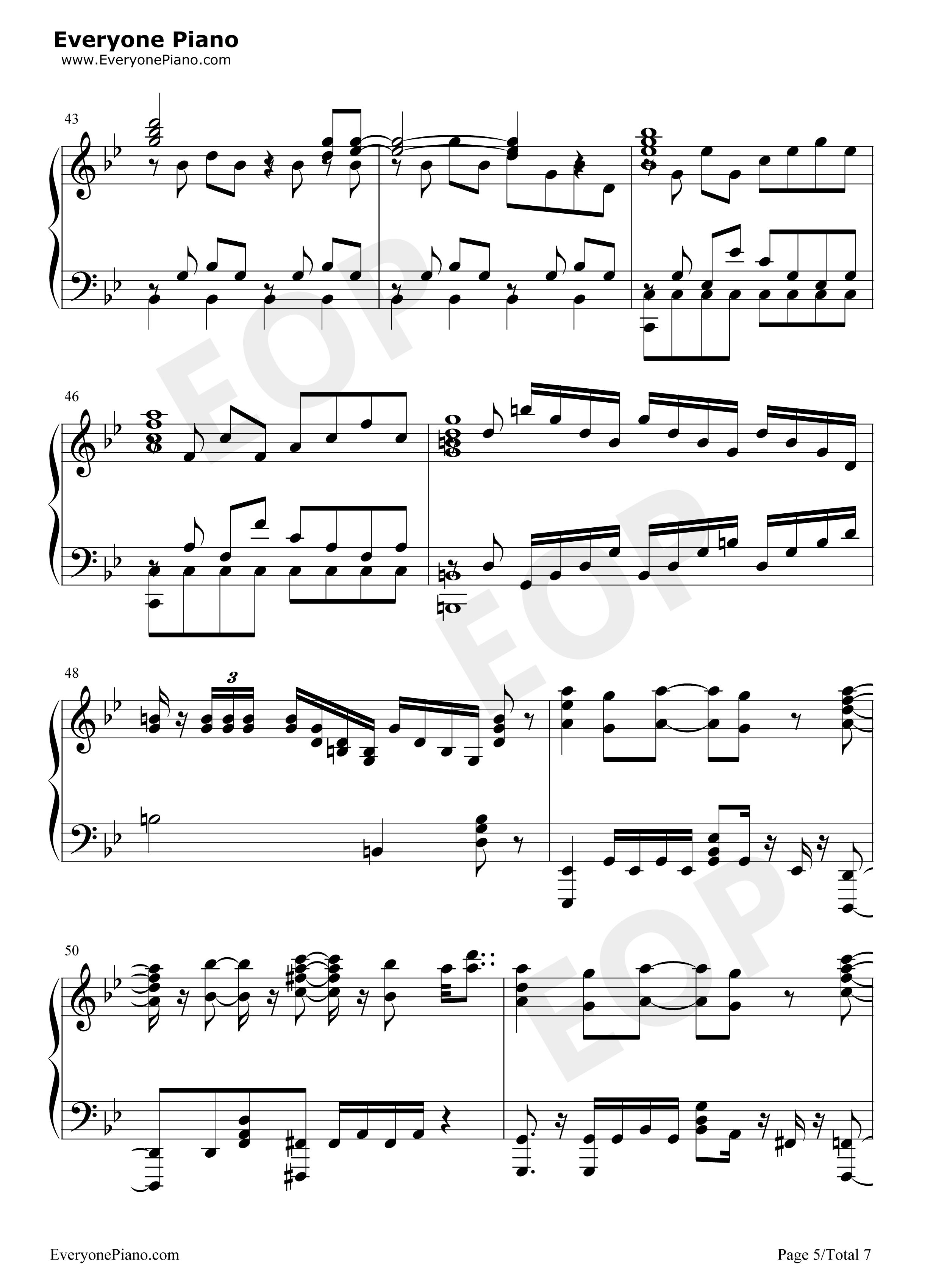 Share_the_light钢琴谱_Run_Girls__Run！