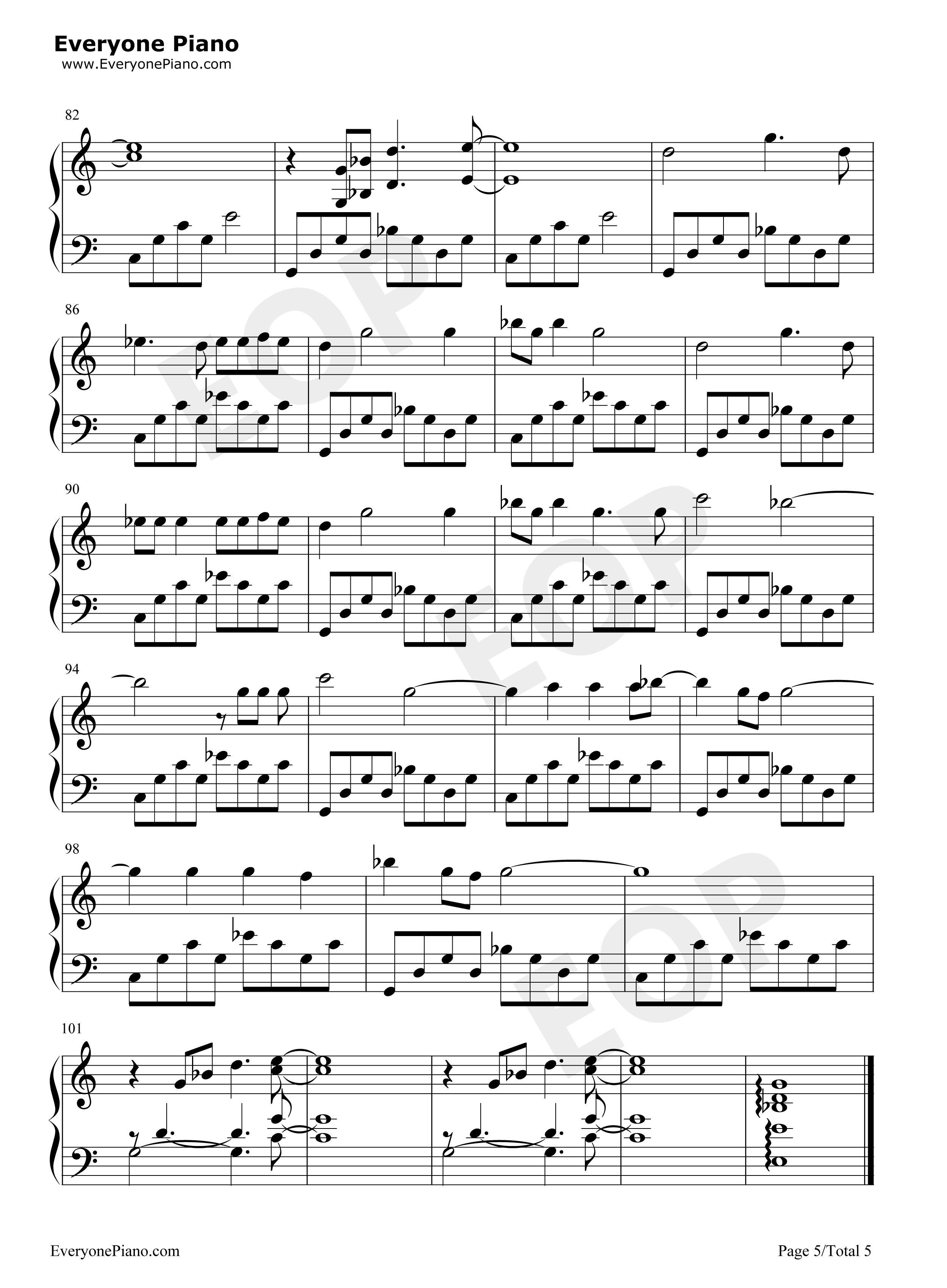 Doin_Time钢琴谱_Lana_Del_Rey