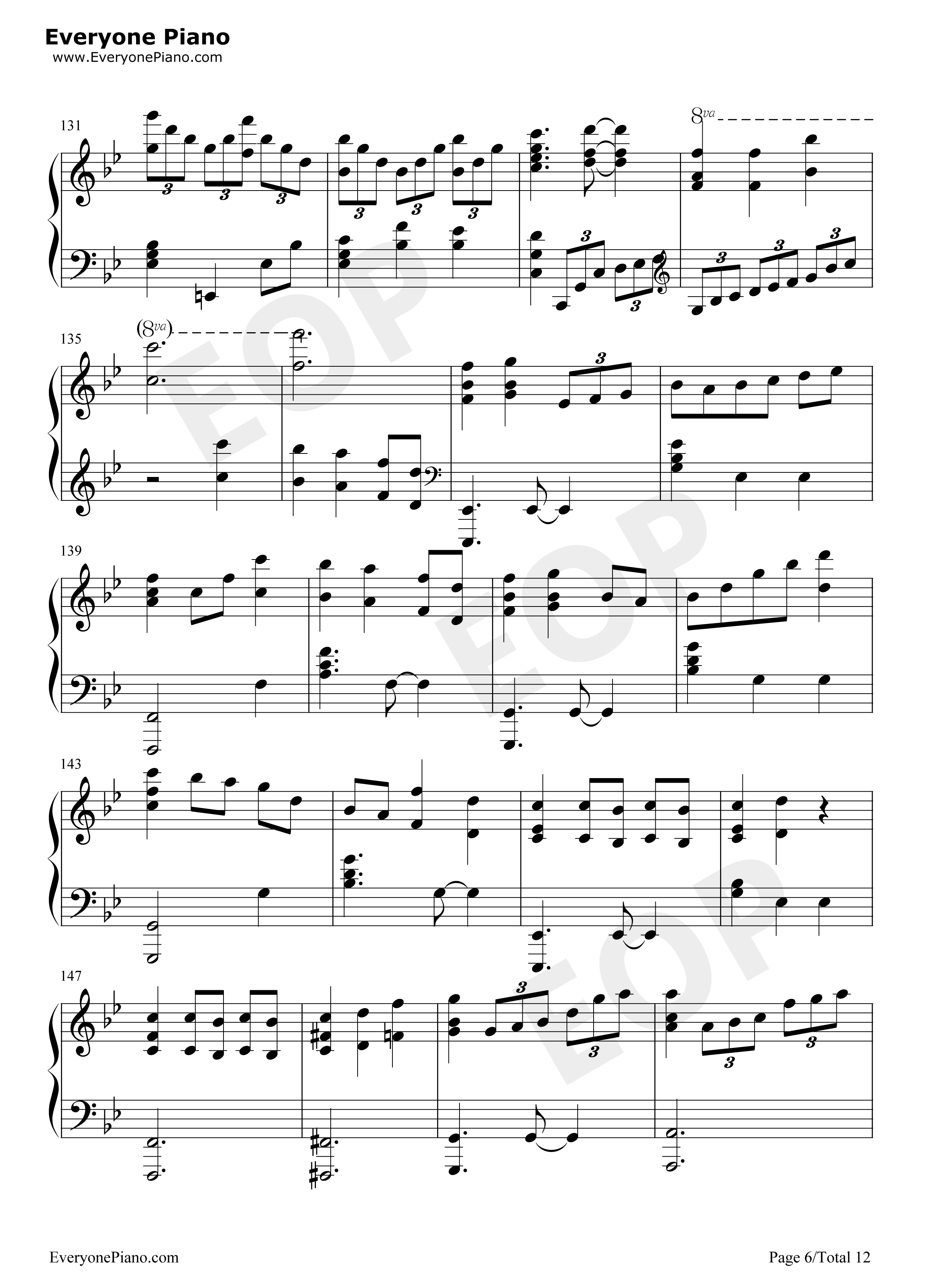 Unlasting钢琴谱_LiSA