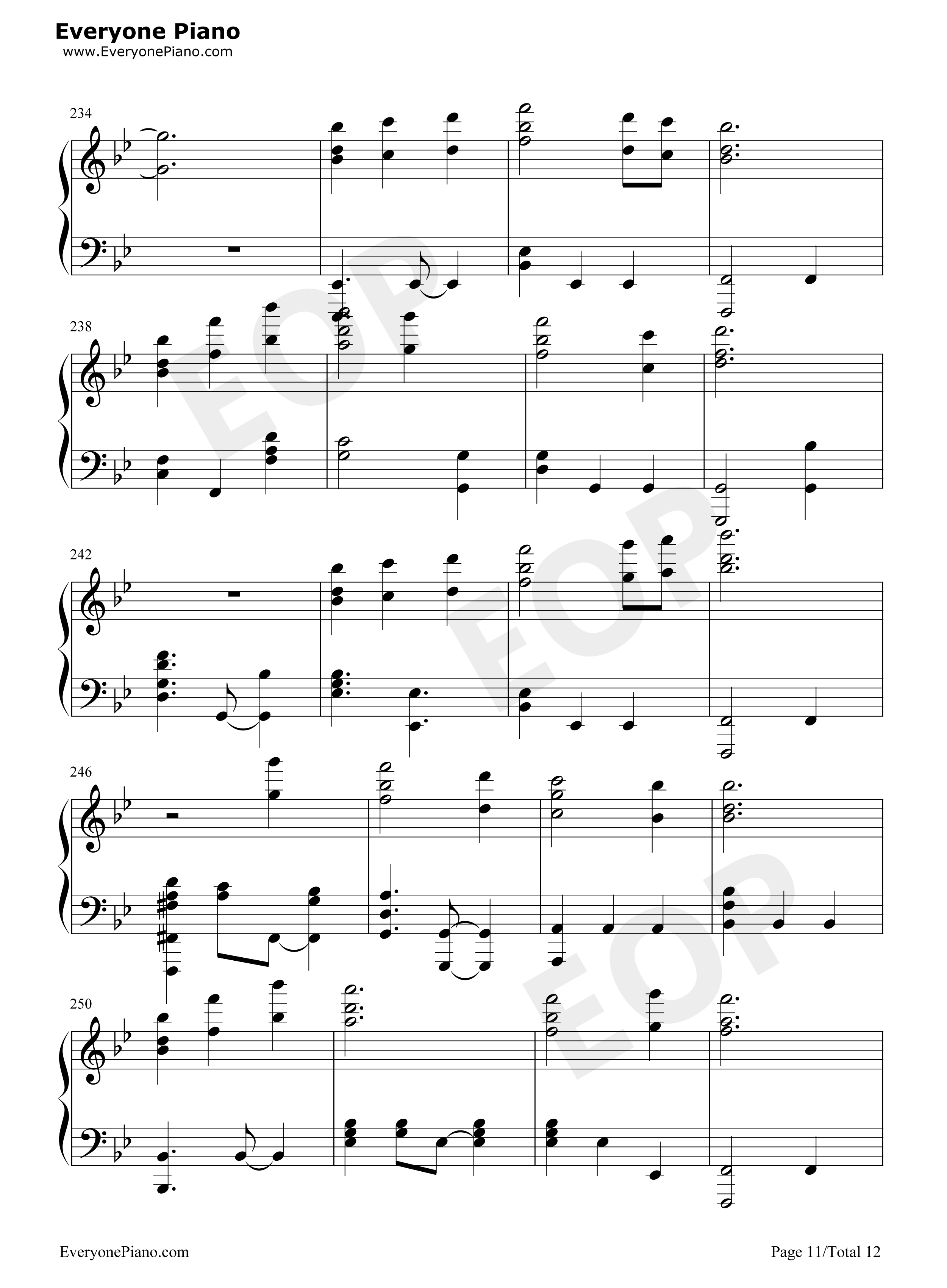 Unlasting钢琴谱_LiSA