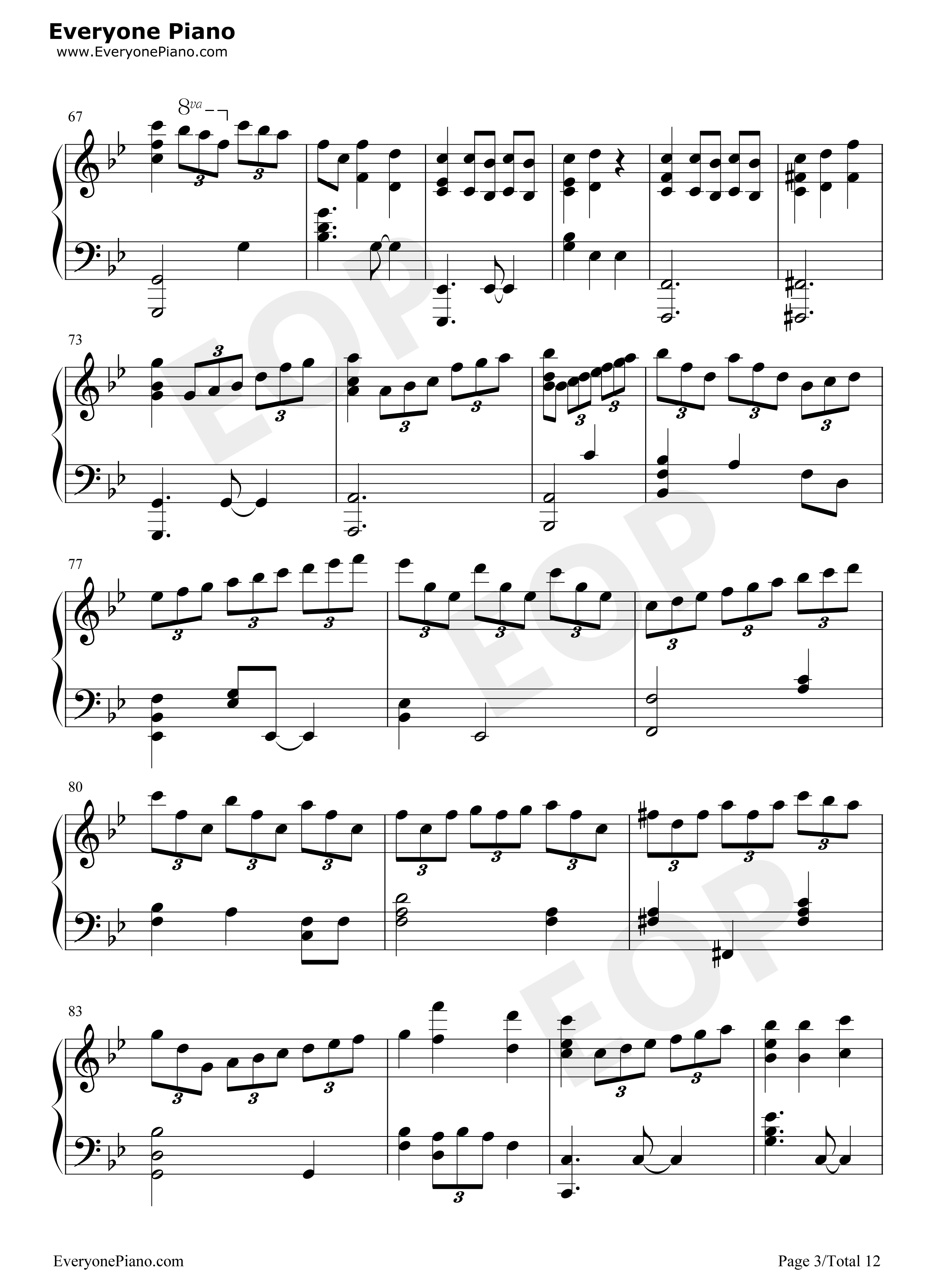 Unlasting钢琴谱_LiSA