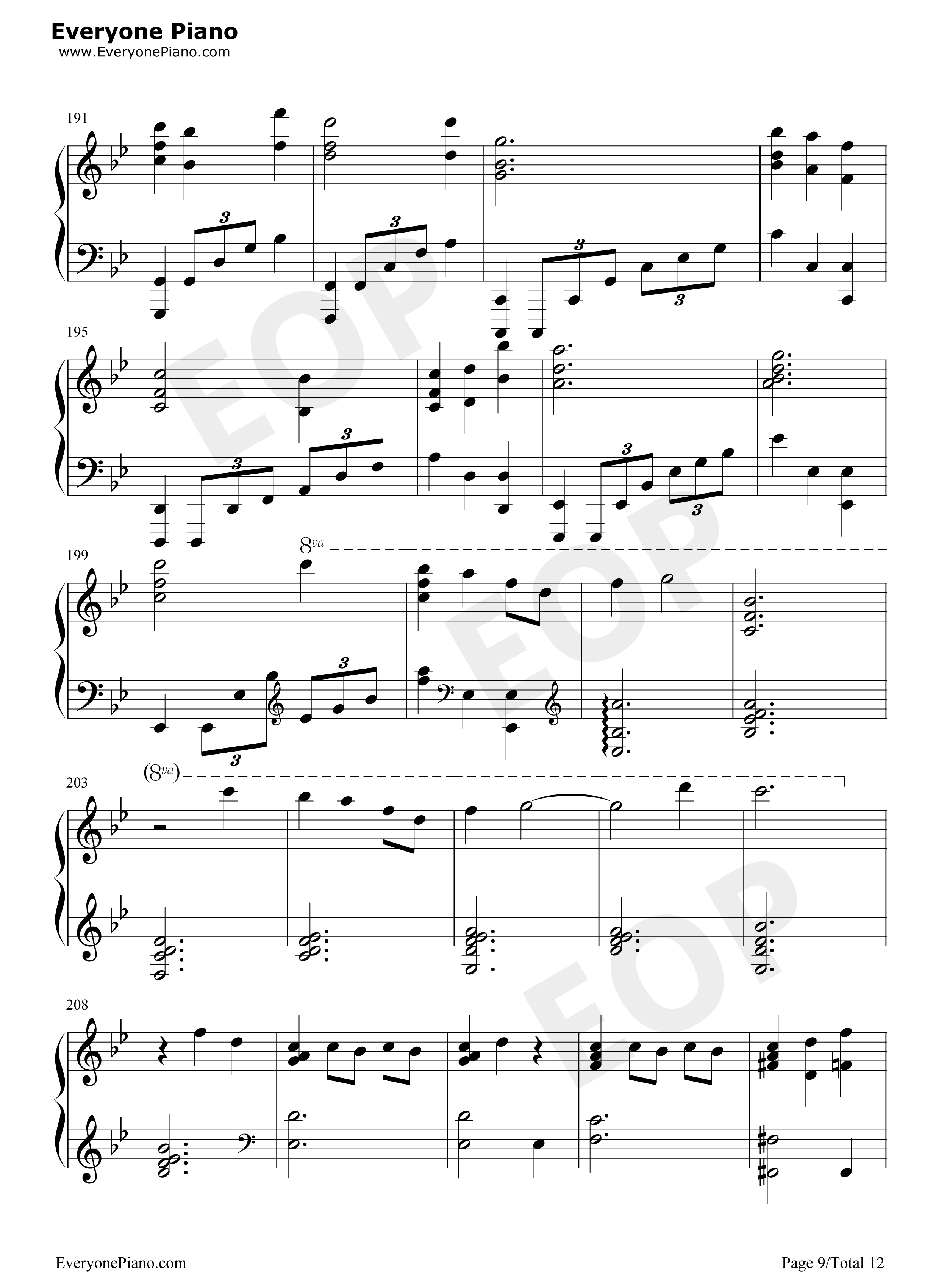 Unlasting钢琴谱_LiSA