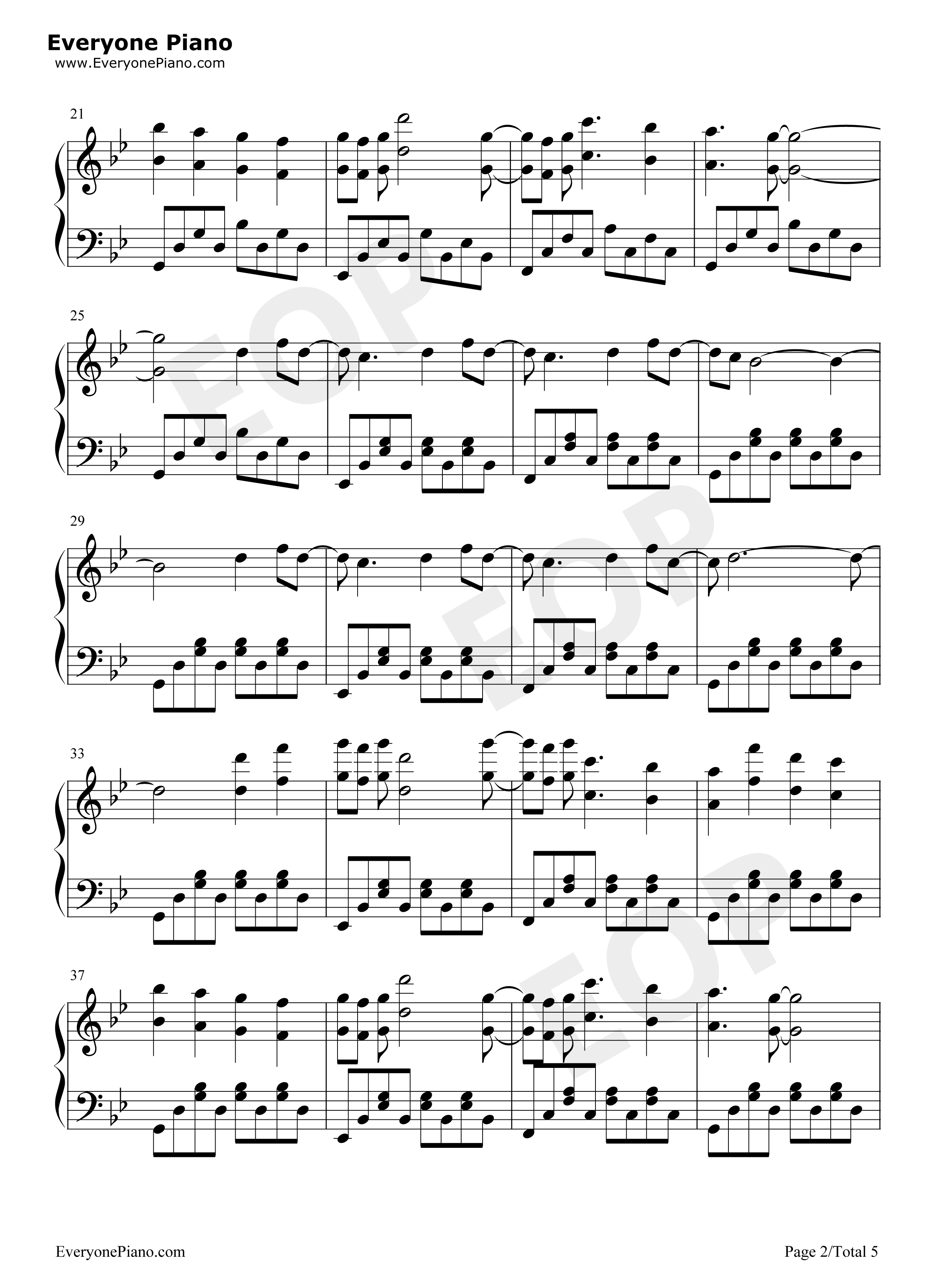 Illusionary_Daytime钢琴谱_Shirfine