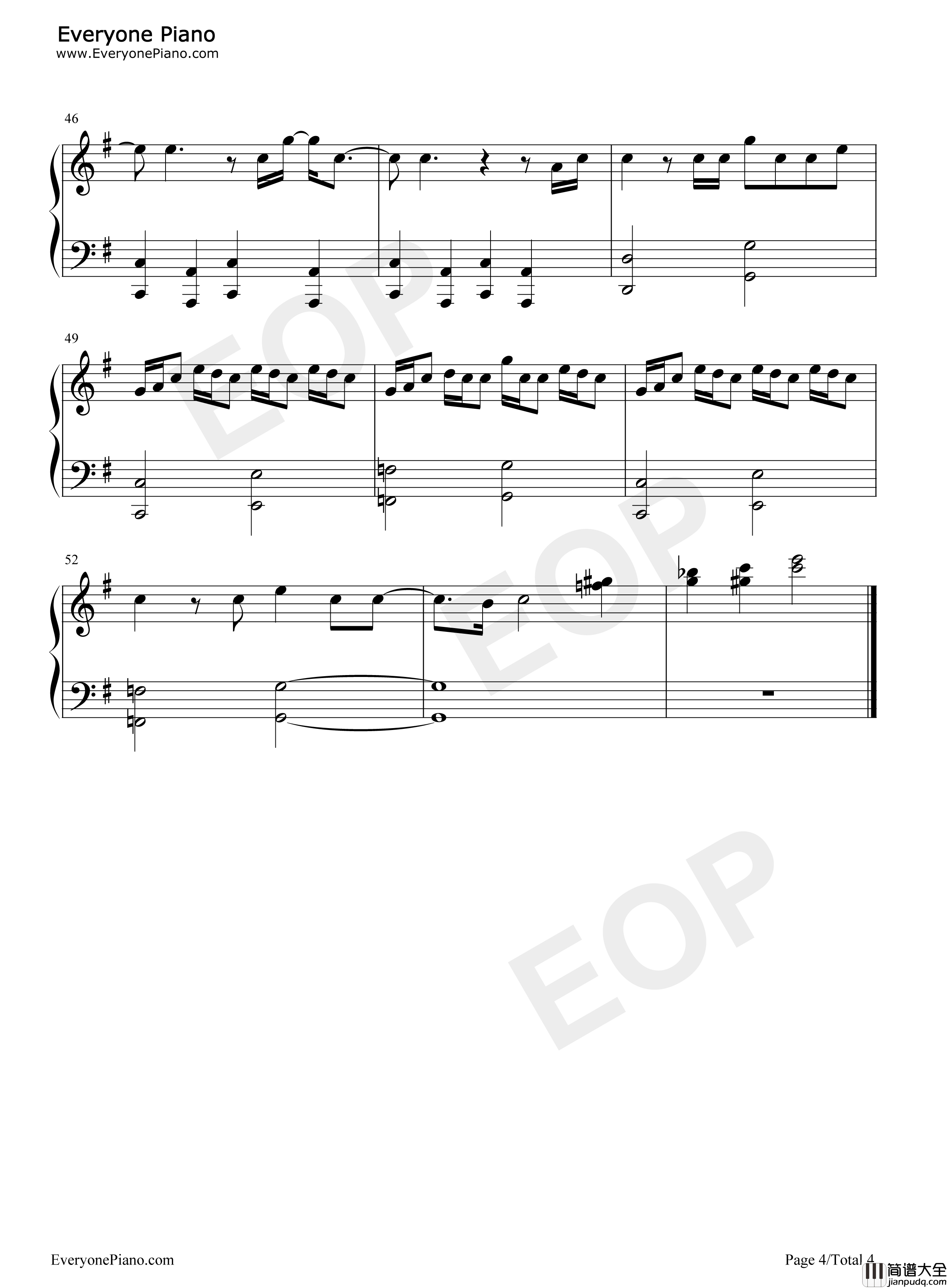 Lost_in_the_Woods钢琴谱_Jonathan_Groff