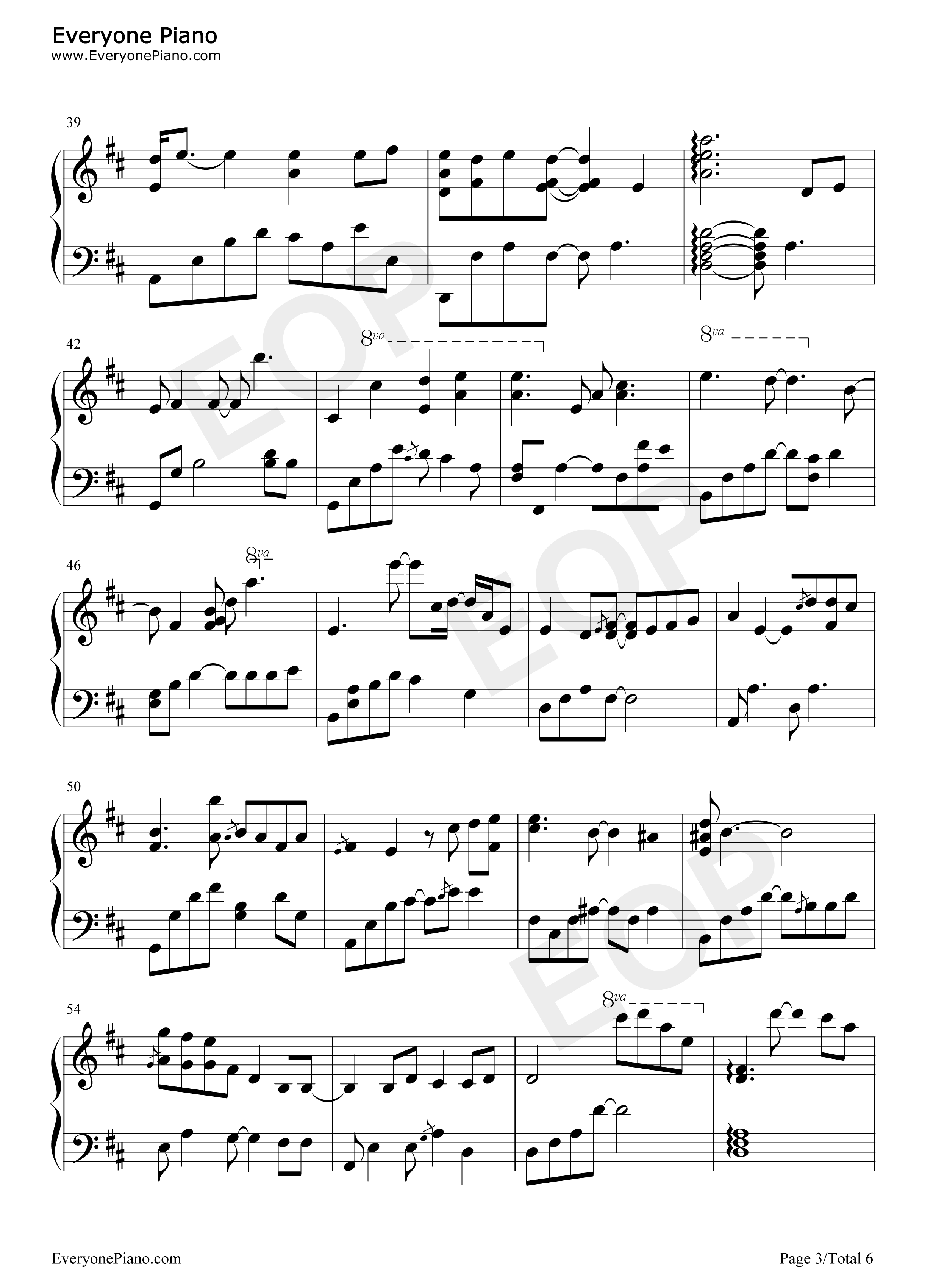 这一生关于你的风景钢琴谱_枯木逢春