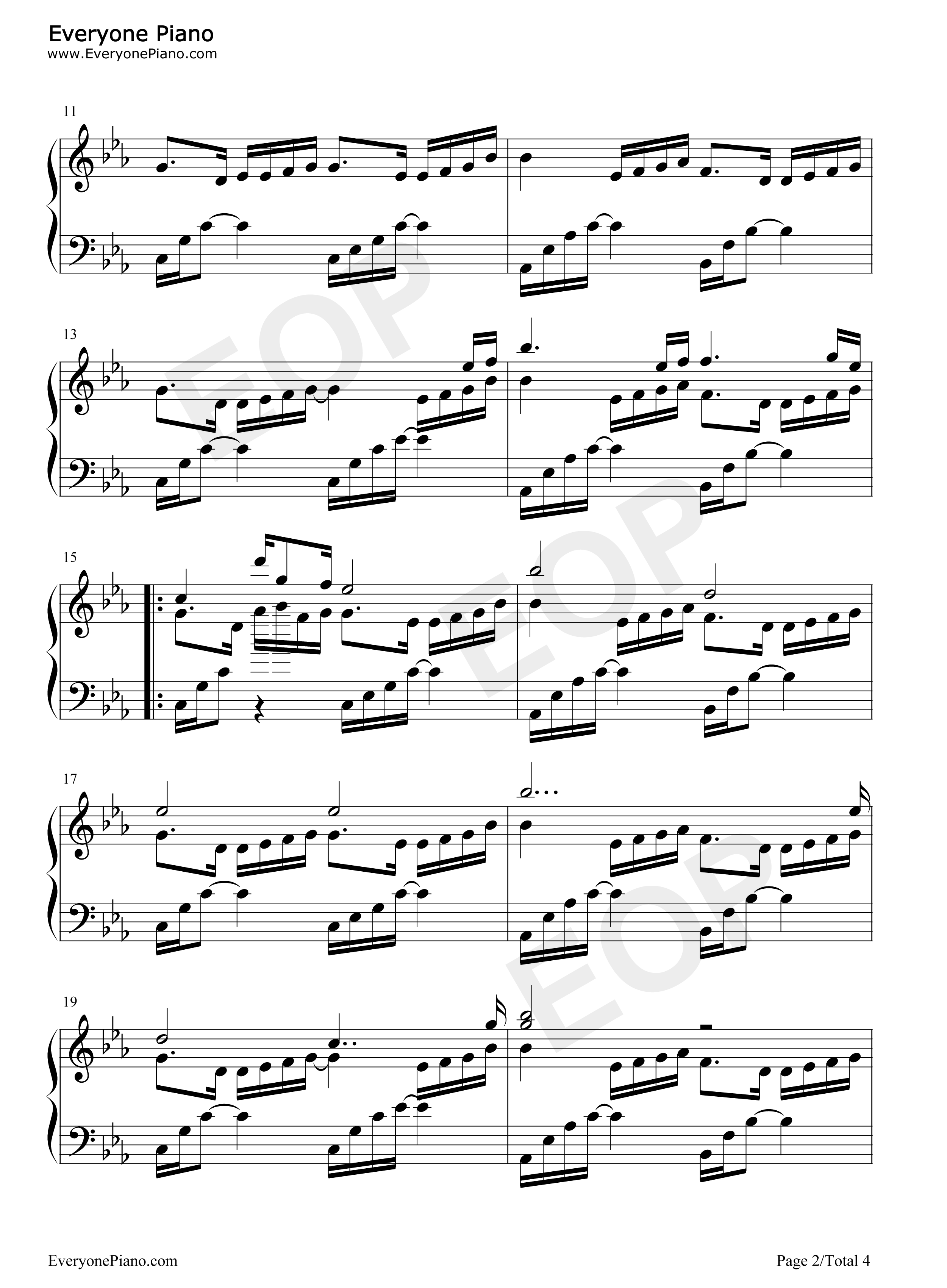 失去才懂钢琴谱_欧阳朵