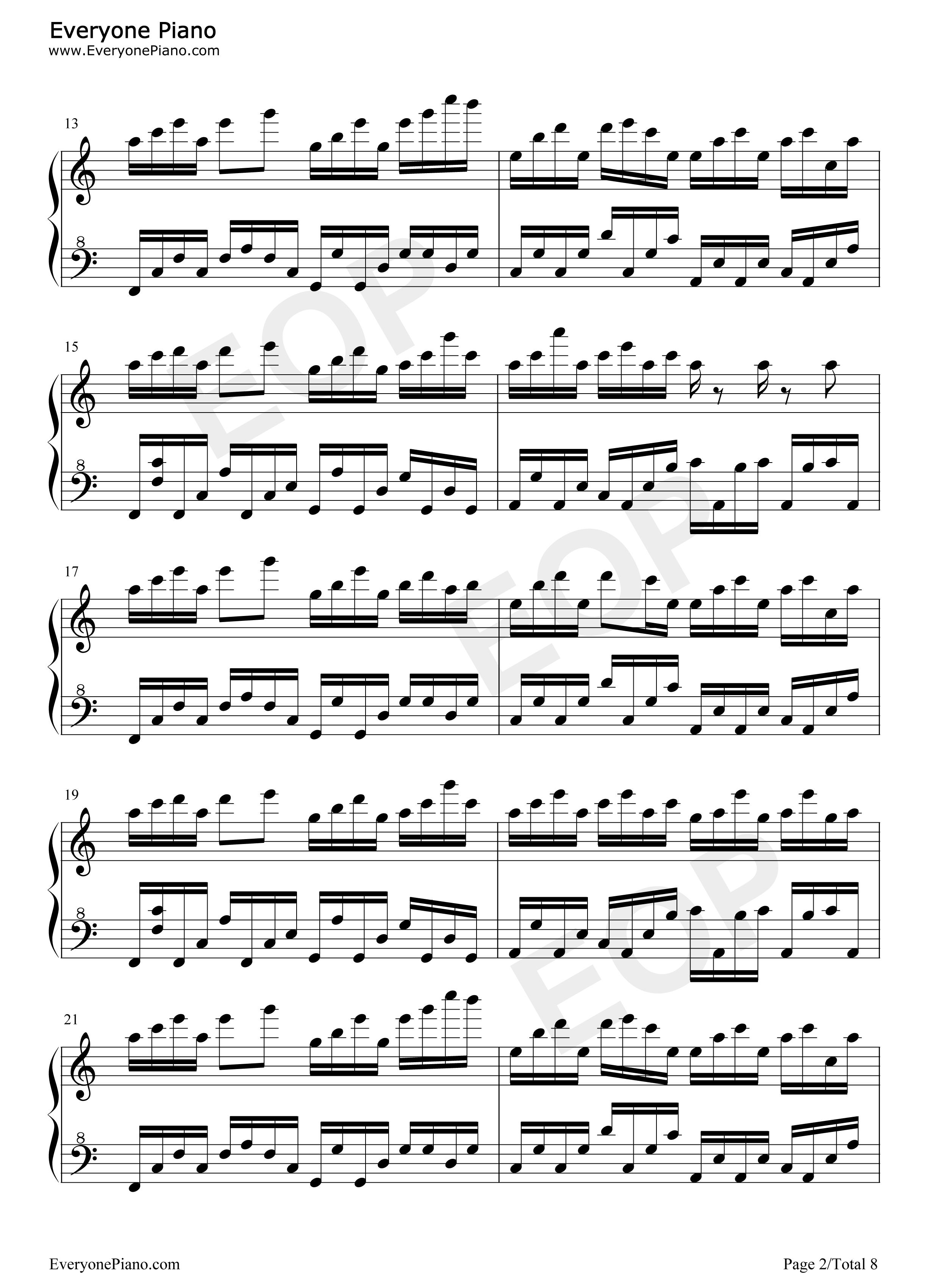 春念钢琴谱_夏小舟