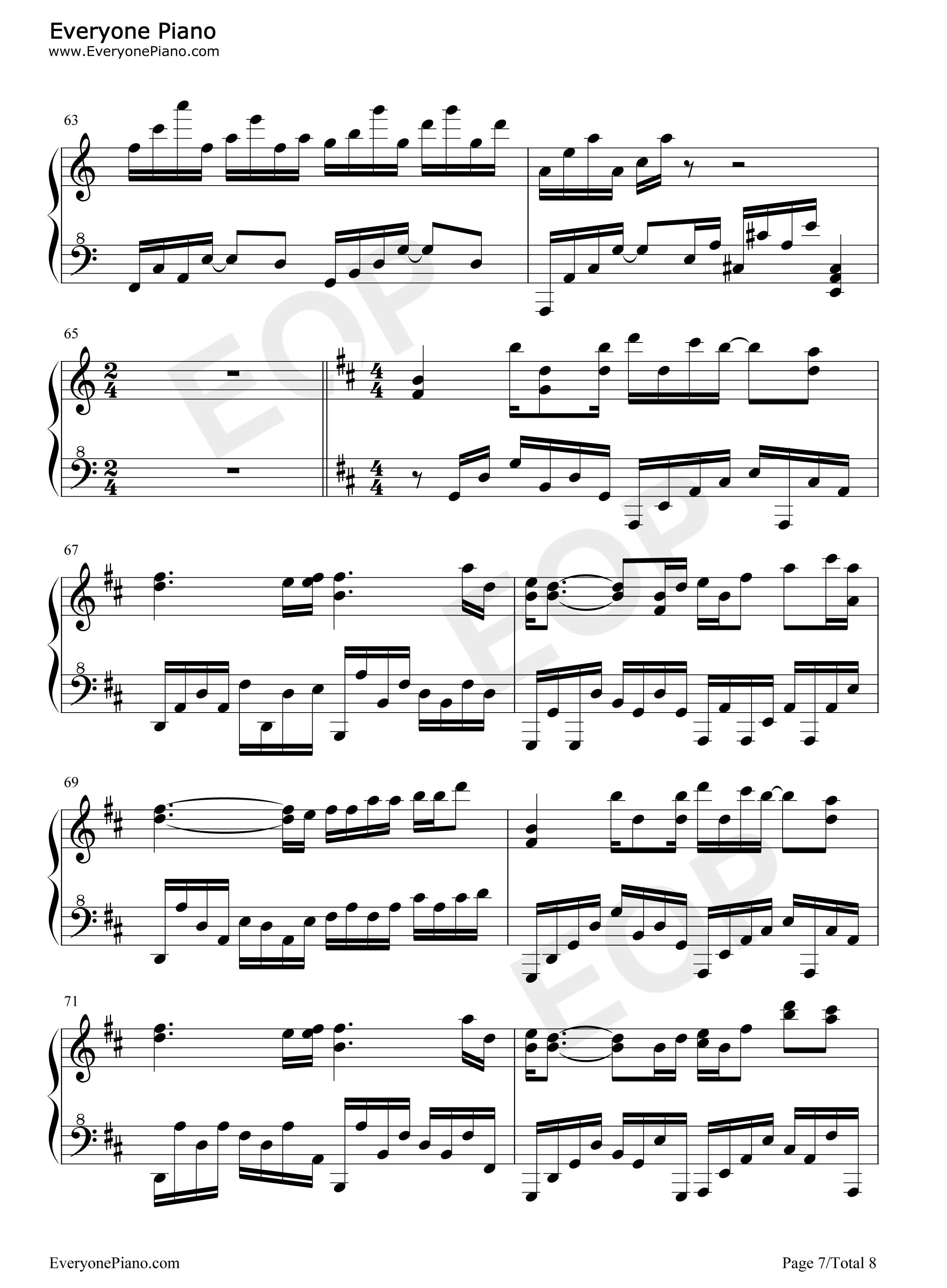 春念钢琴谱_夏小舟