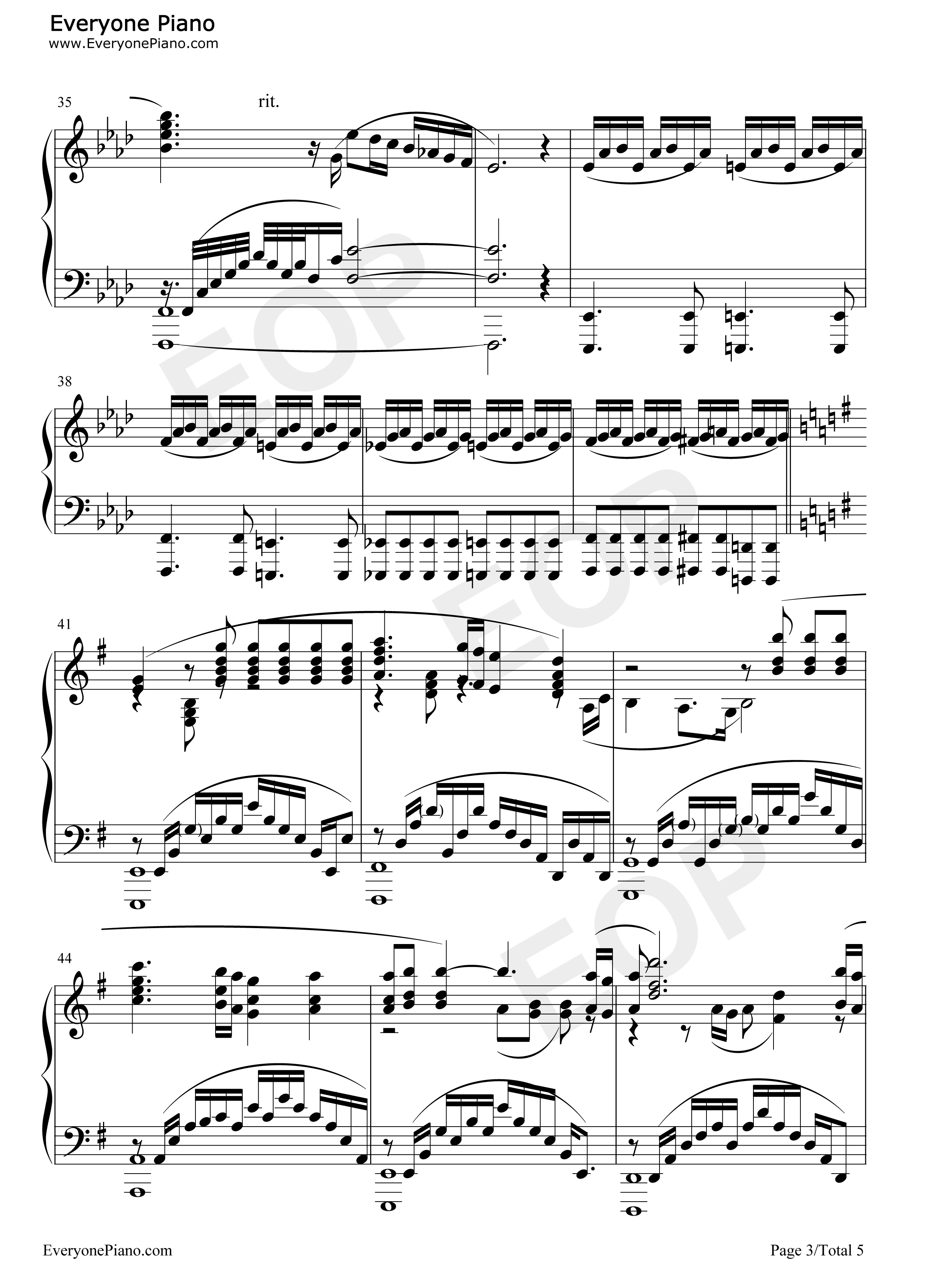 Hanezeve_Caradhina钢琴谱_Kevin_Penkin