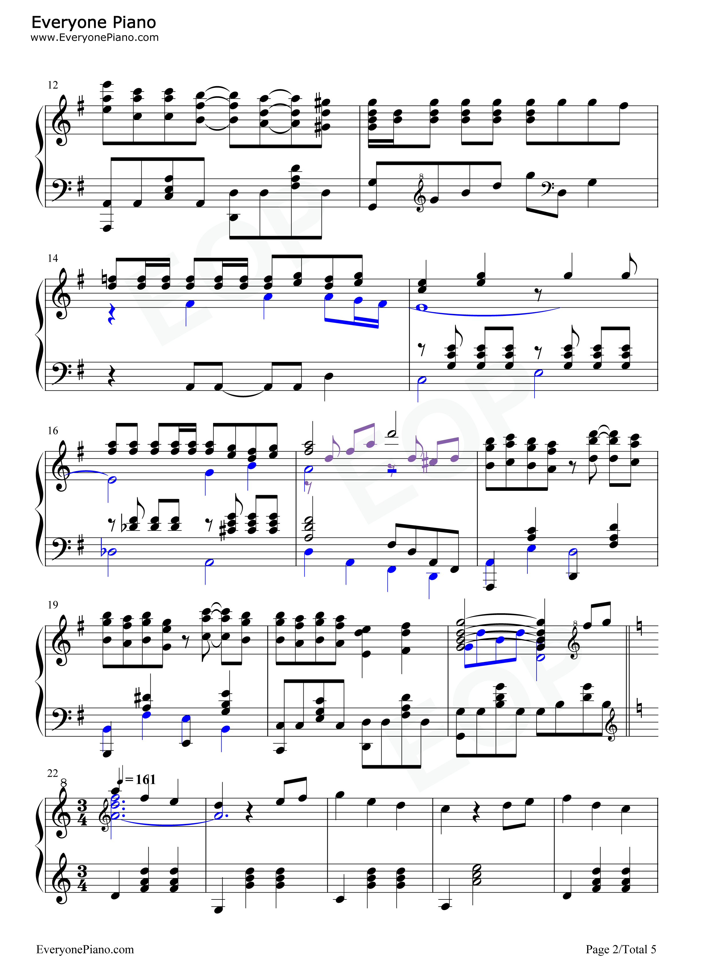 ファールプレーにくらり钢琴谱_分岛花音