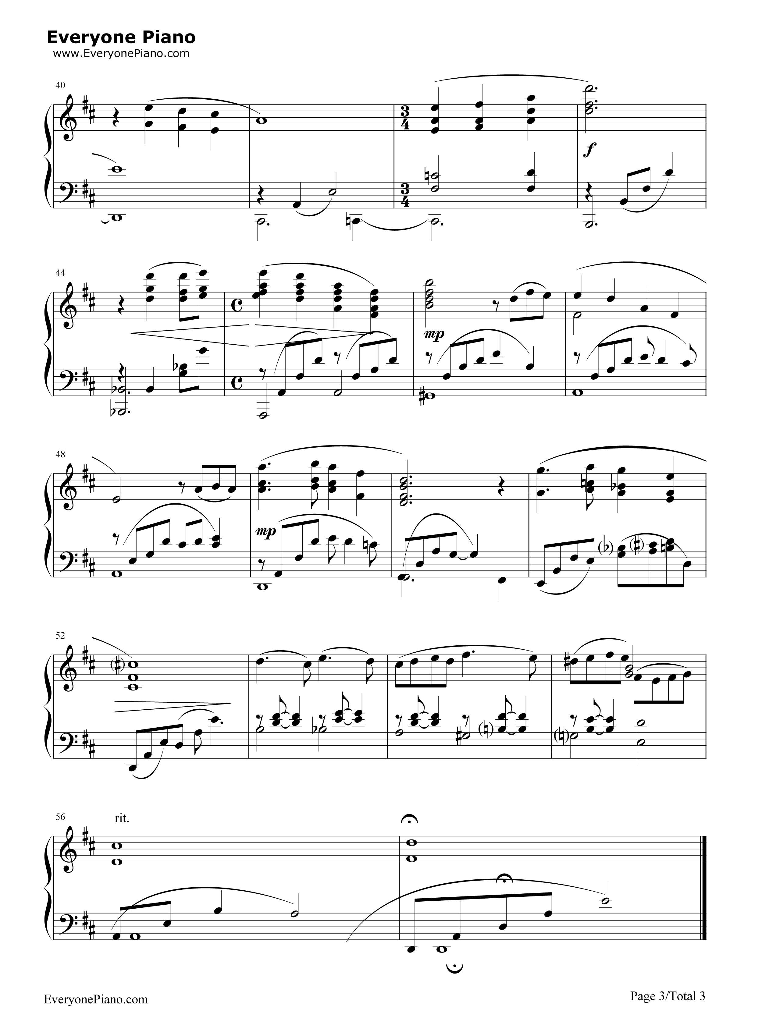 Playing_Love钢琴谱_埃尼奥·莫里康内