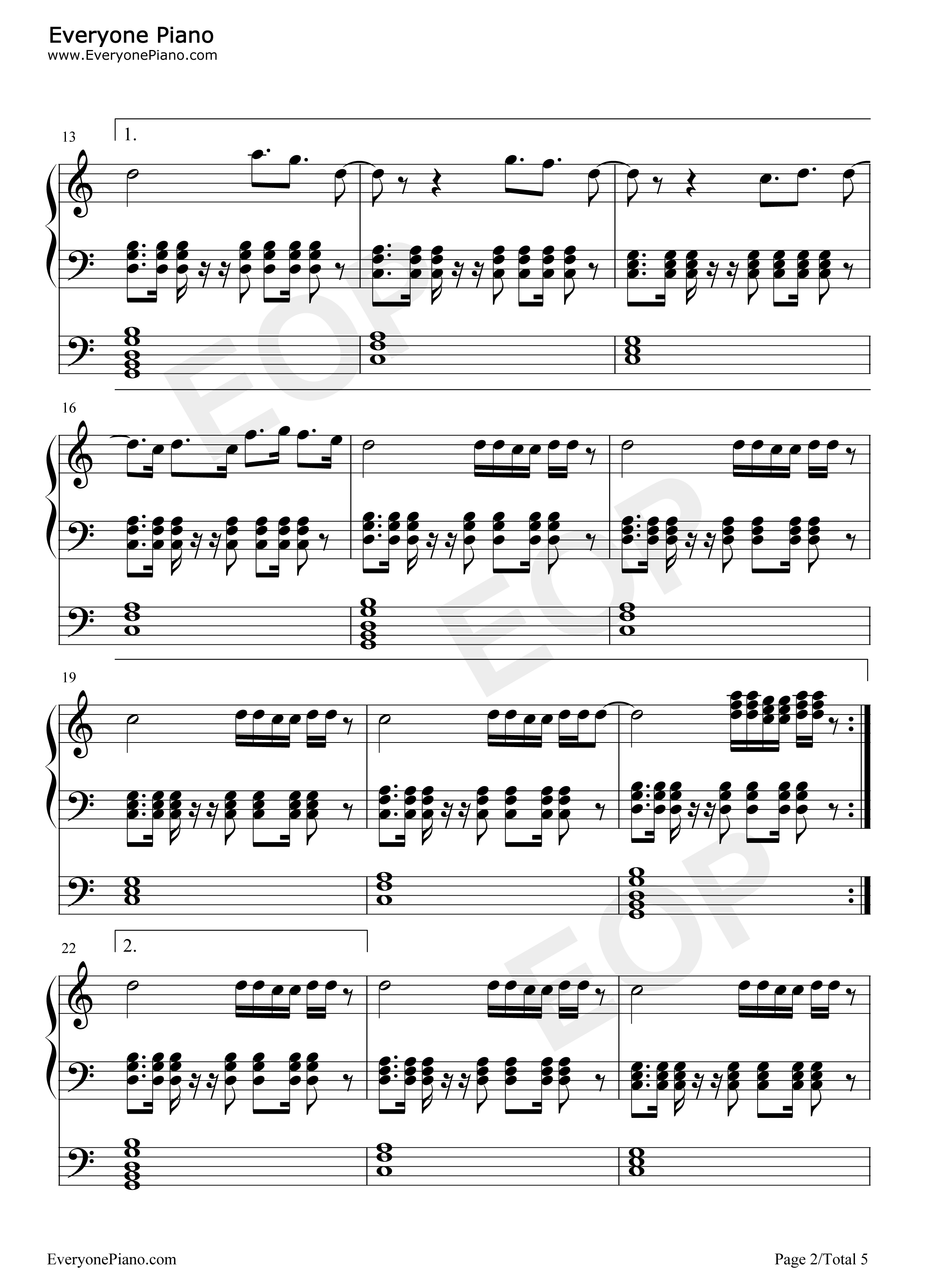 Watermelon_Sugar钢琴谱_Harry_Styles