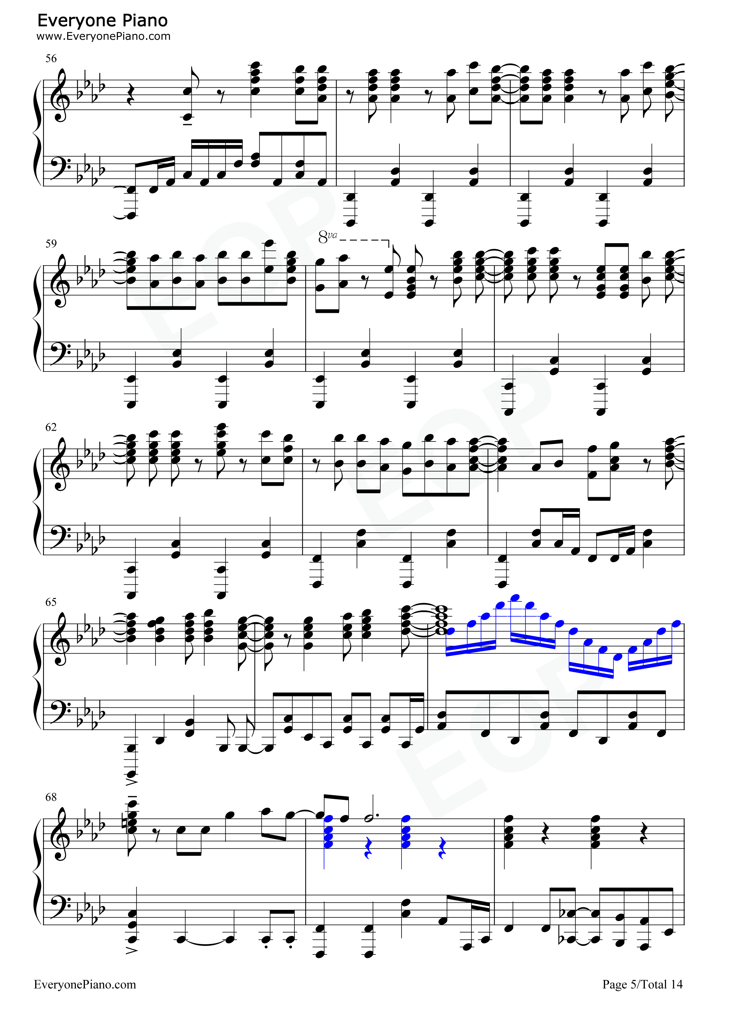 graphite_diamond钢琴谱_May'n