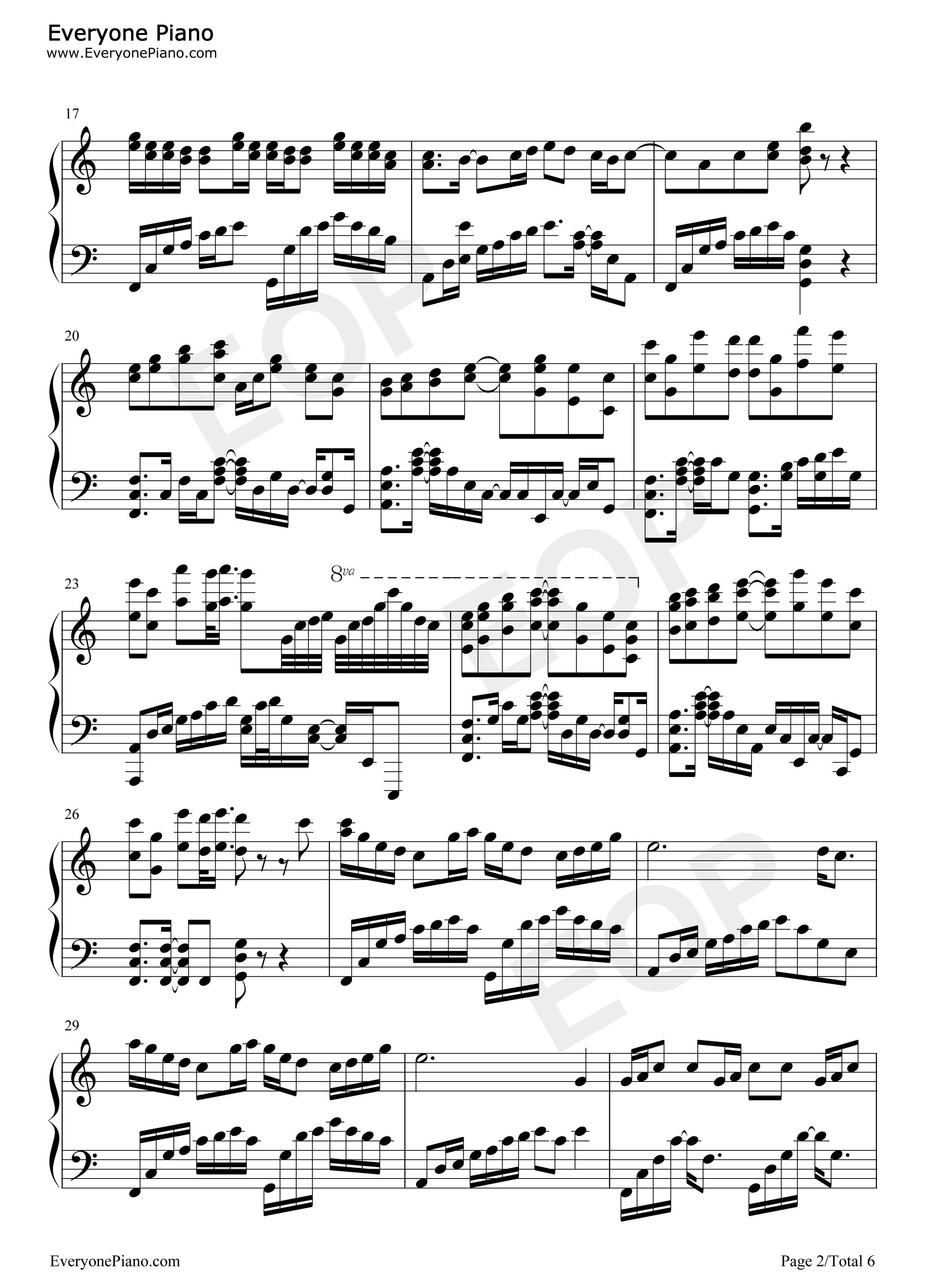 好想爱这个世界啊钢琴谱_华晨宇