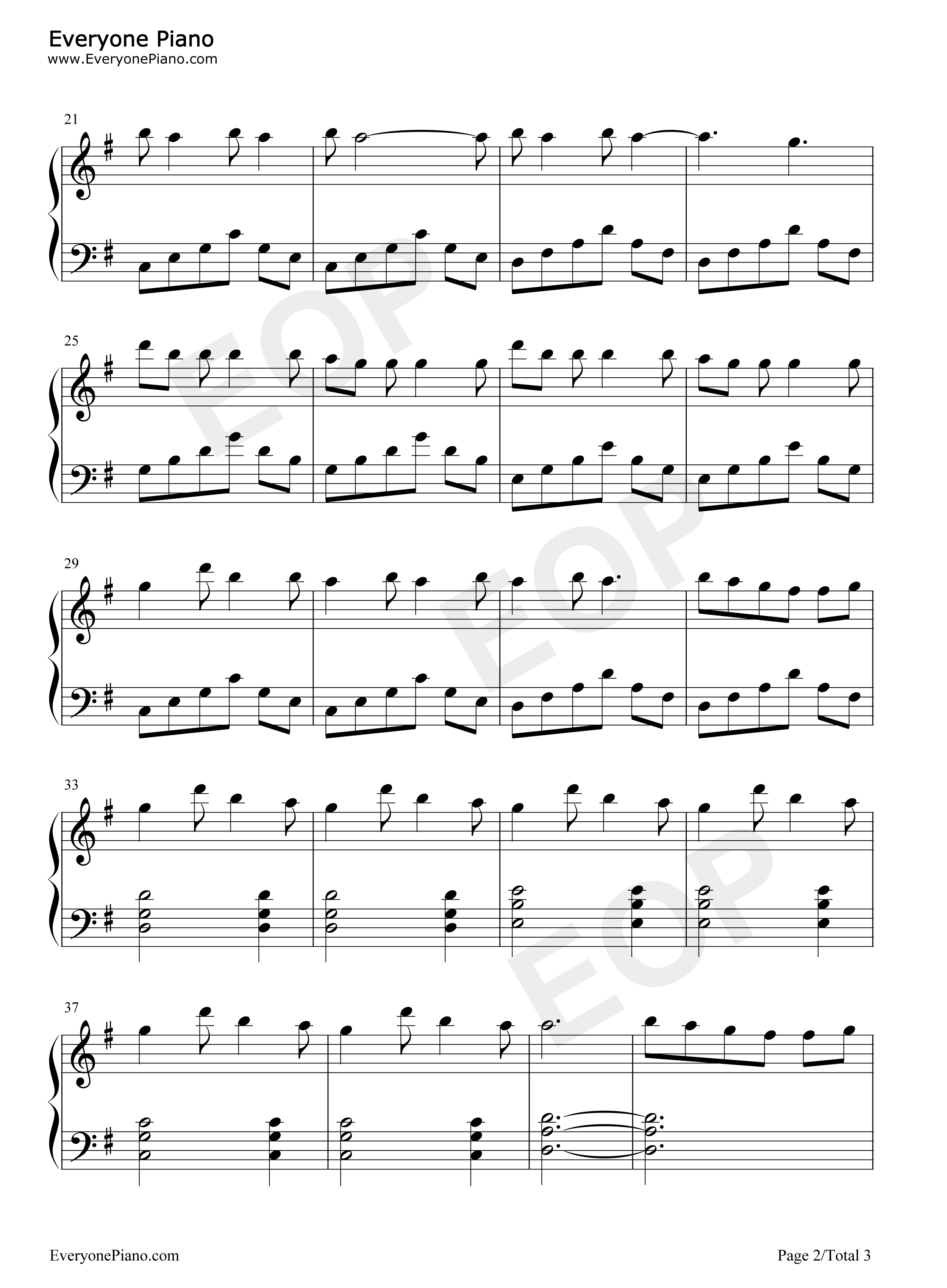 Winter_Bear钢琴谱_金泰亨