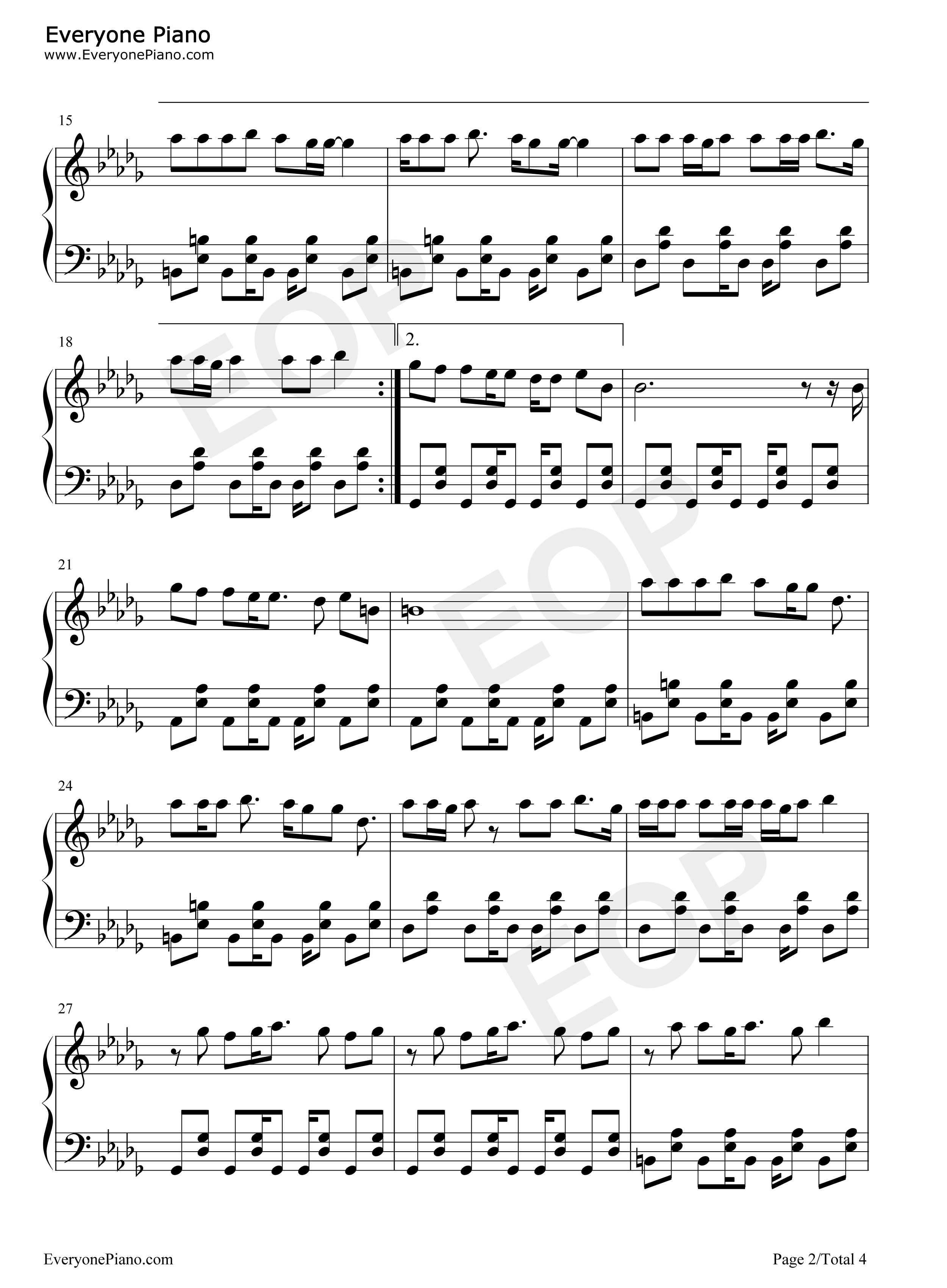 Christmas_the_Whole_Year_Round钢琴谱_Sabrina_Carpenter