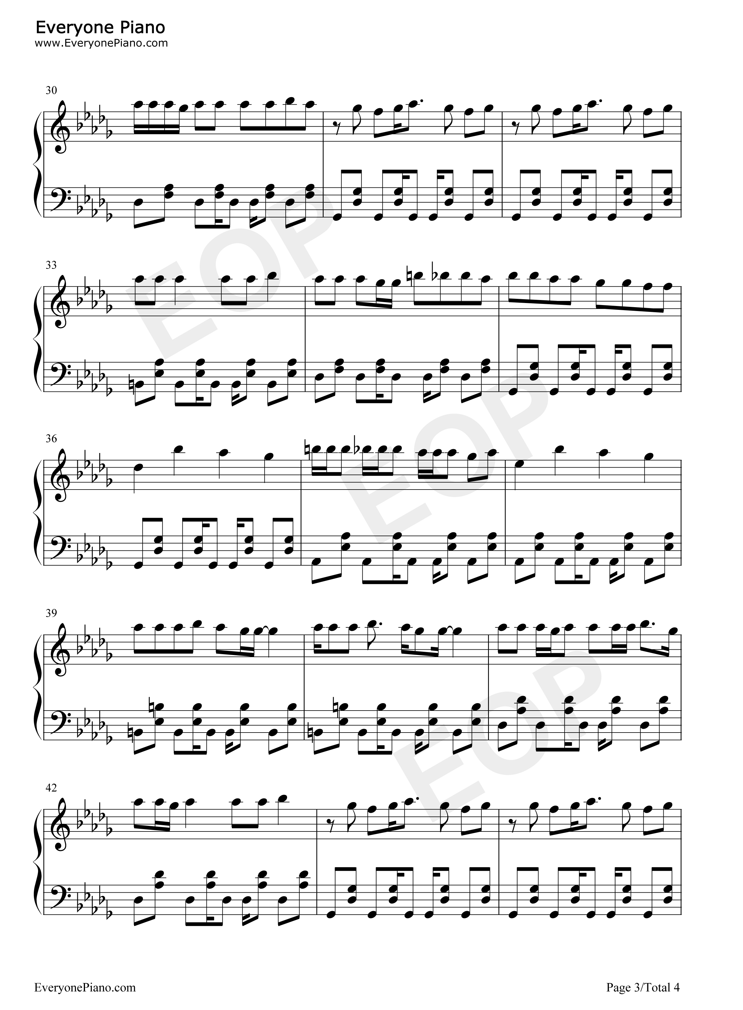 Christmas_the_Whole_Year_Round钢琴谱_Sabrina_Carpenter